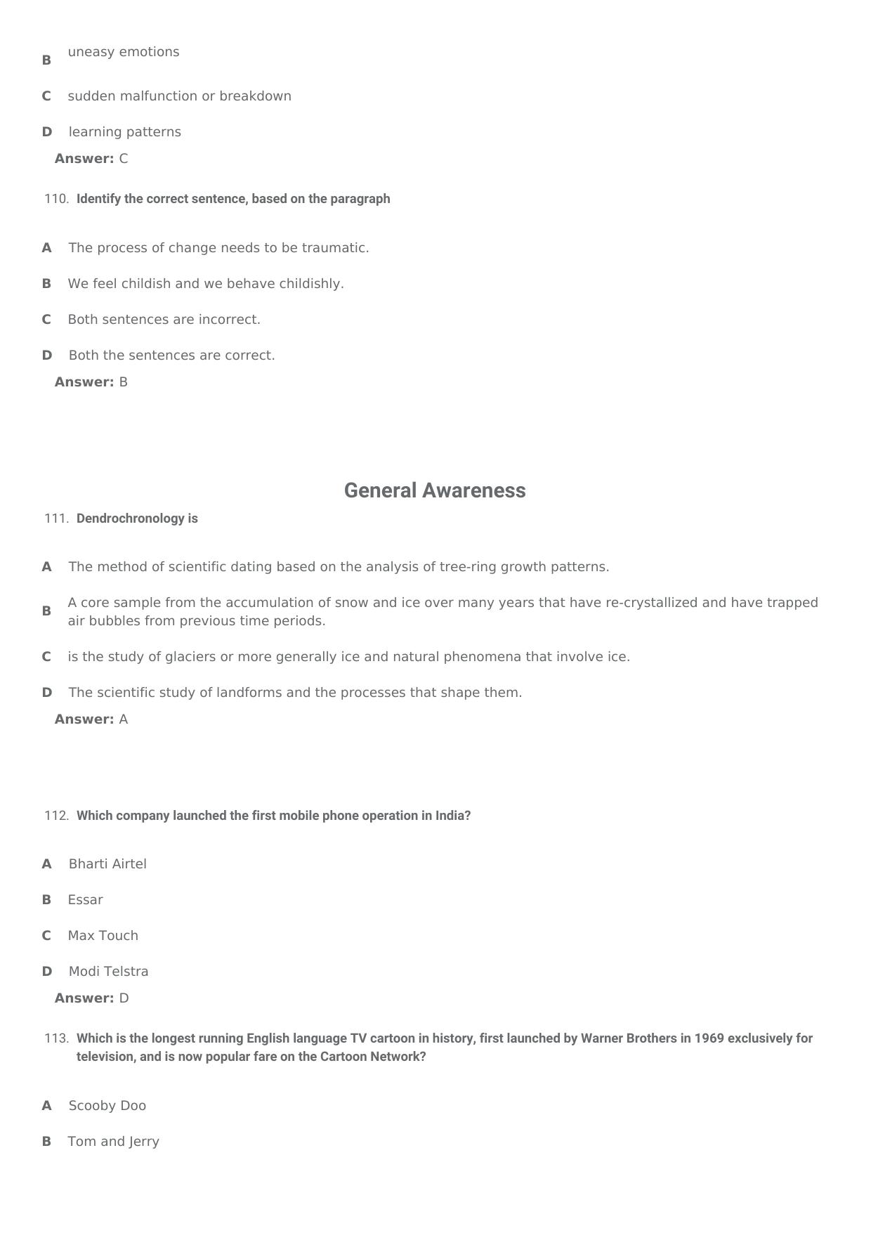 SNAP 2009 Question Paper with Solution - Page 42