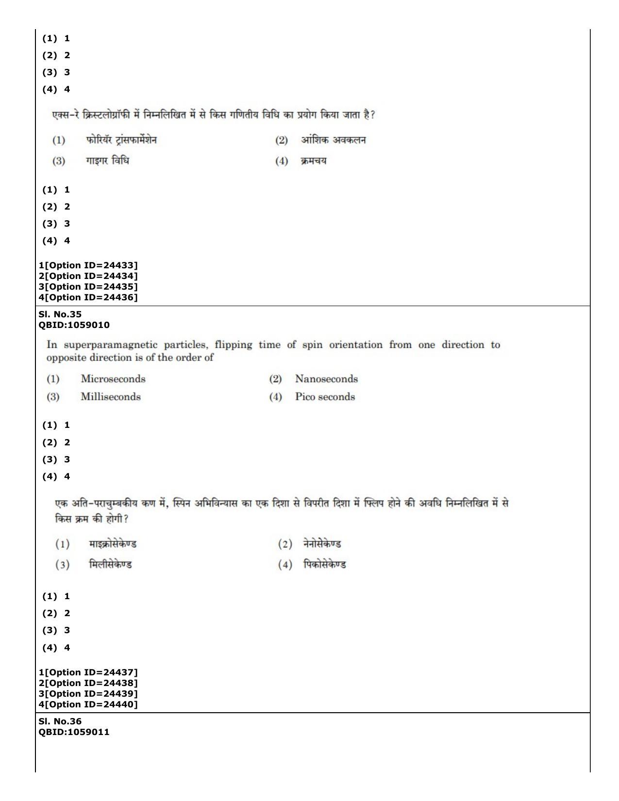 CUET (PG) 2022: PGQP-55 Materials Science and Nanotechnology (09-09-2022) Question Paper - Page 29