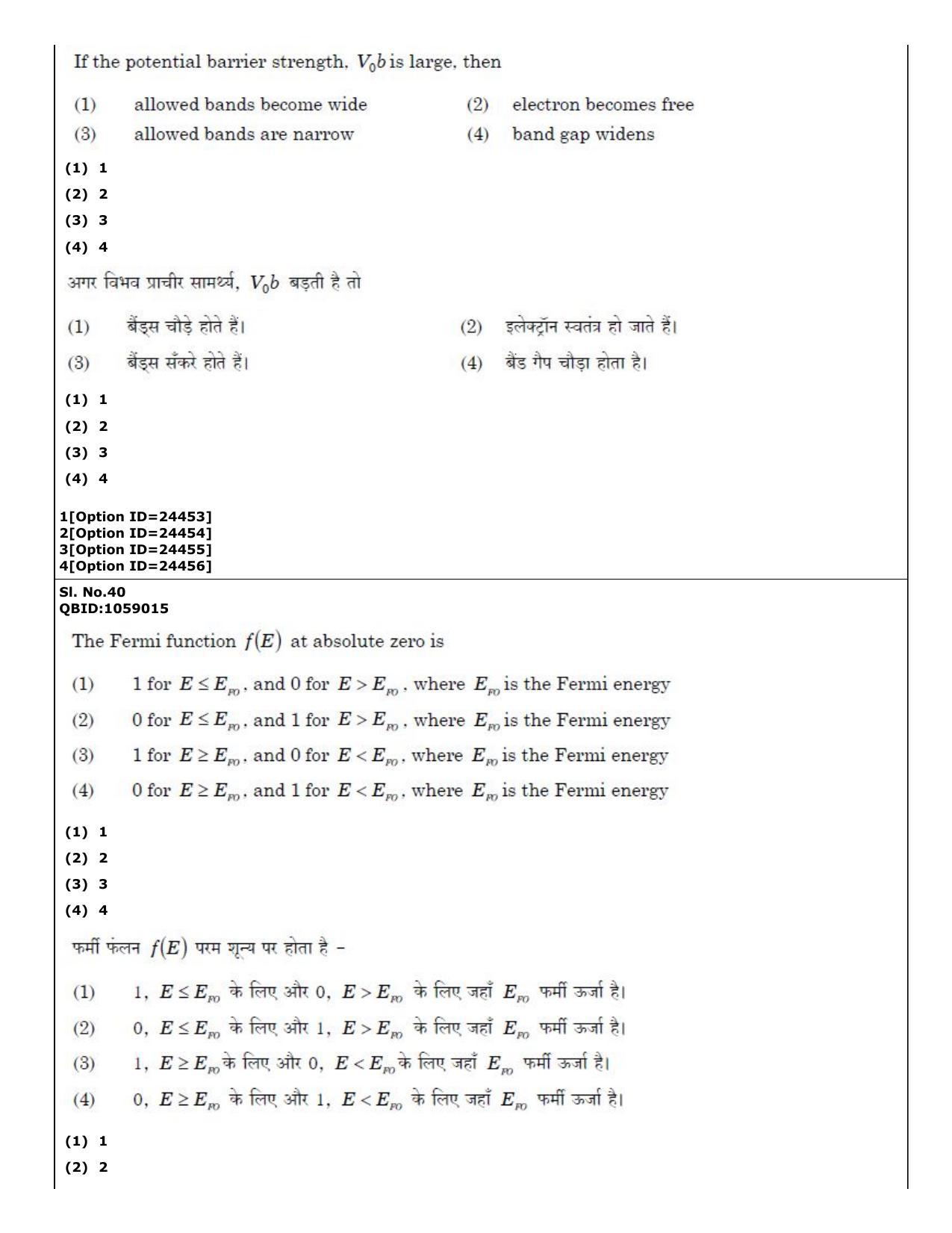 CUET (PG) 2022: PGQP-55 Materials Science and Nanotechnology (09-09-2022) Question Paper - Page 32