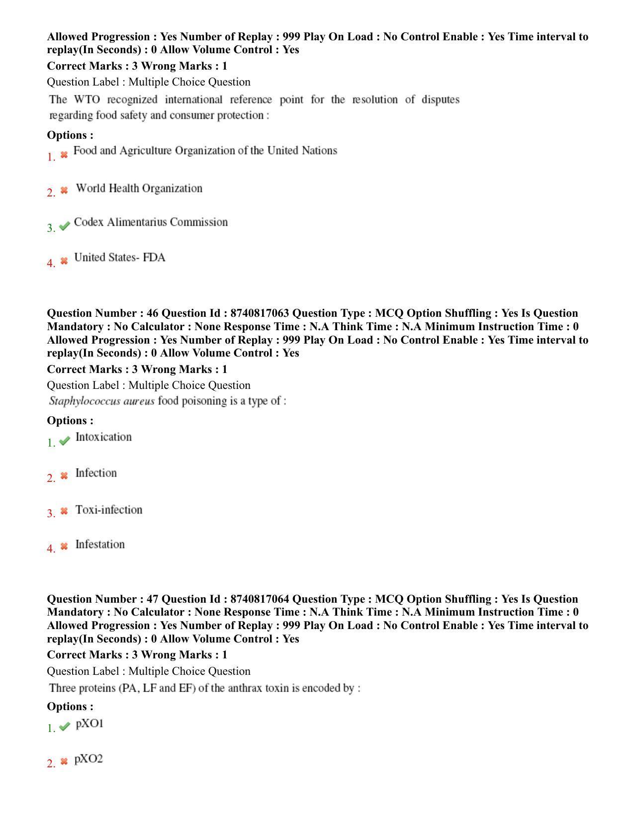 BHU RET Veterinary Public Health 2020 Question Paper - Page 30