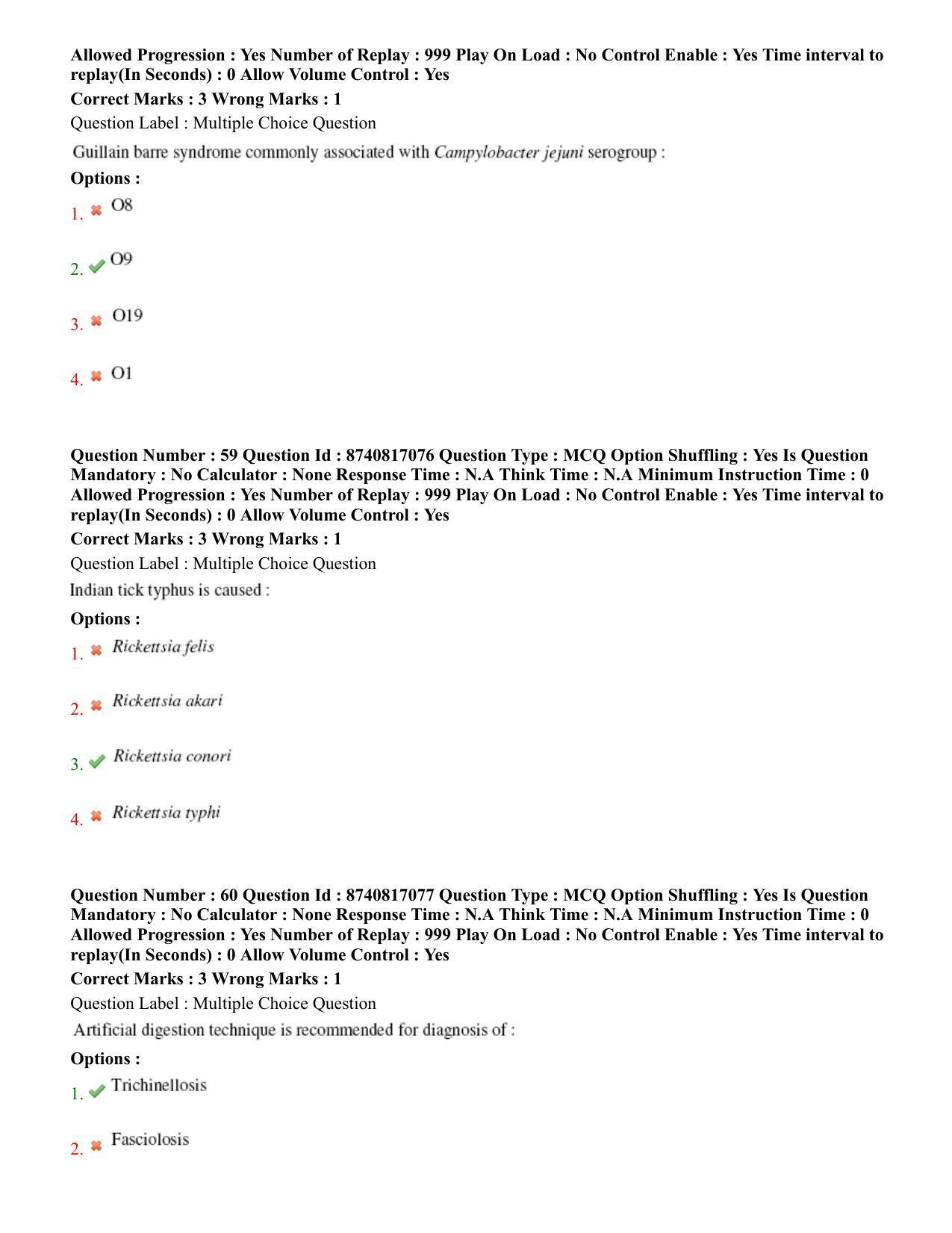 BHU RET Veterinary Public Health 2020 Question Paper - Page 35
