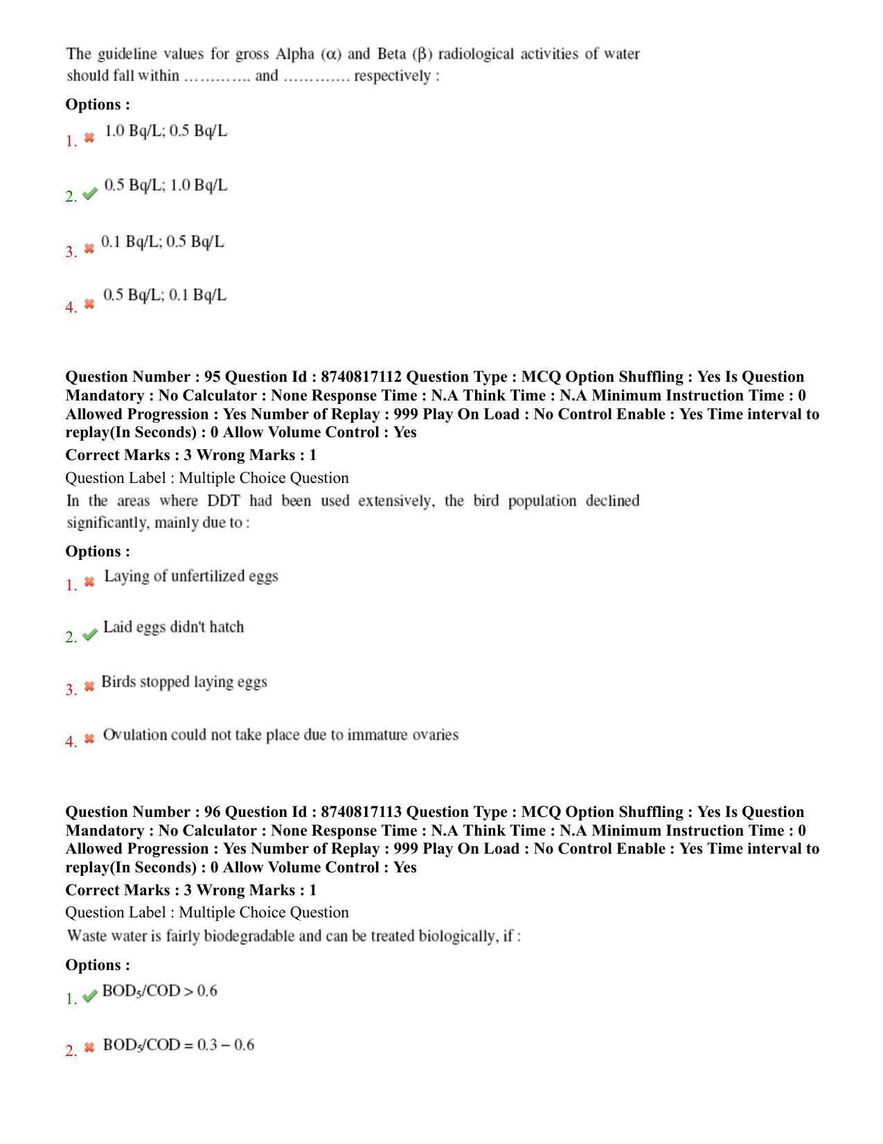 BHU RET Veterinary Public Health 2020 Question Paper - Page 50