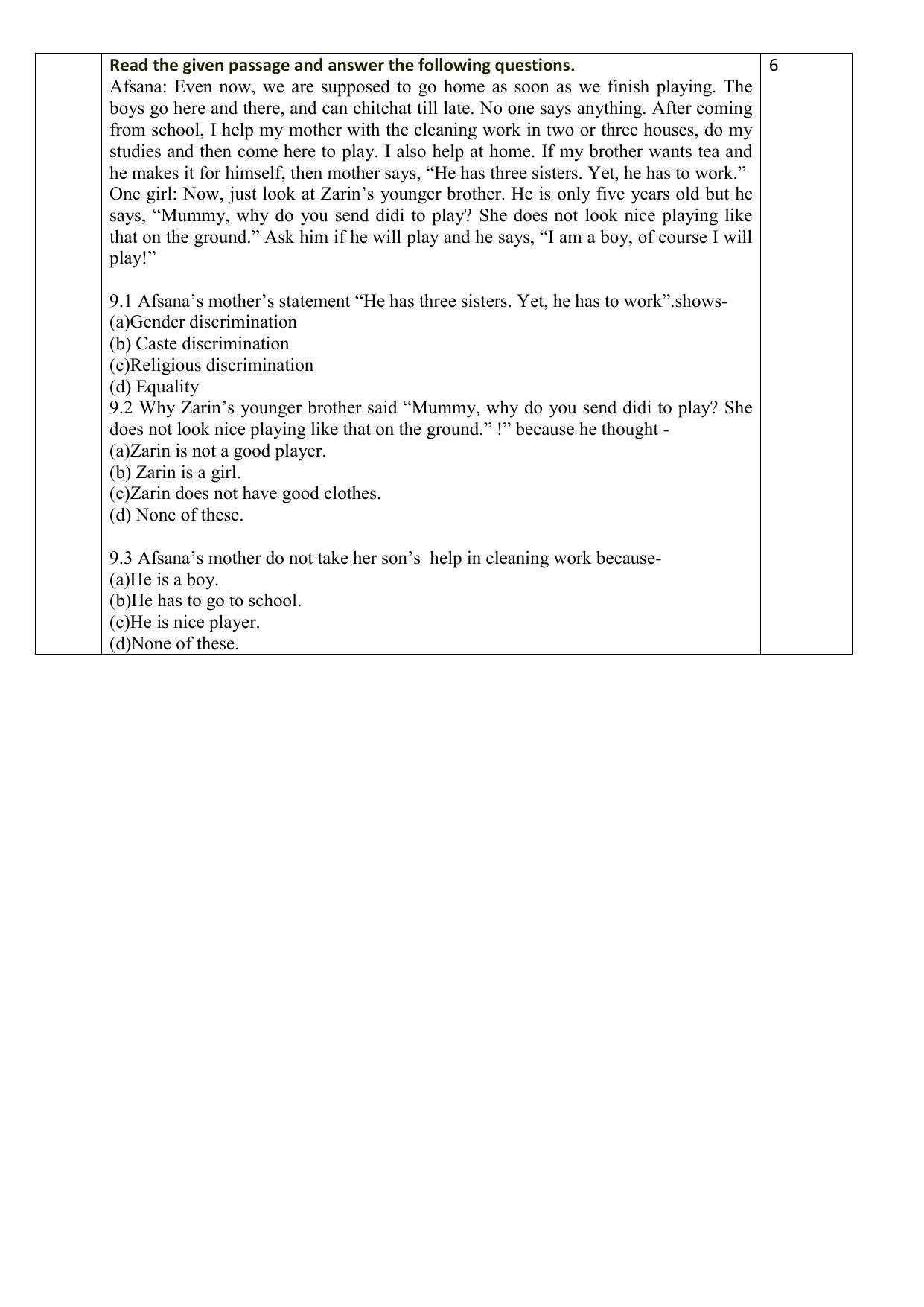 Edudel Class 6 Social Science Sample Question Paper - Page 11
