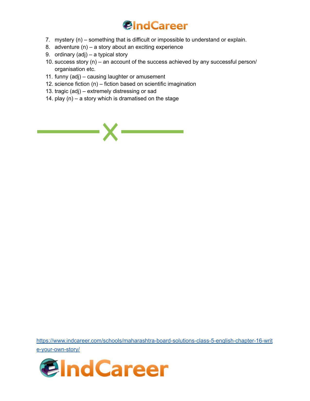 Maharashtra Board Solutions Class 5-English: Chapter 16- Write your own Story - Page 5