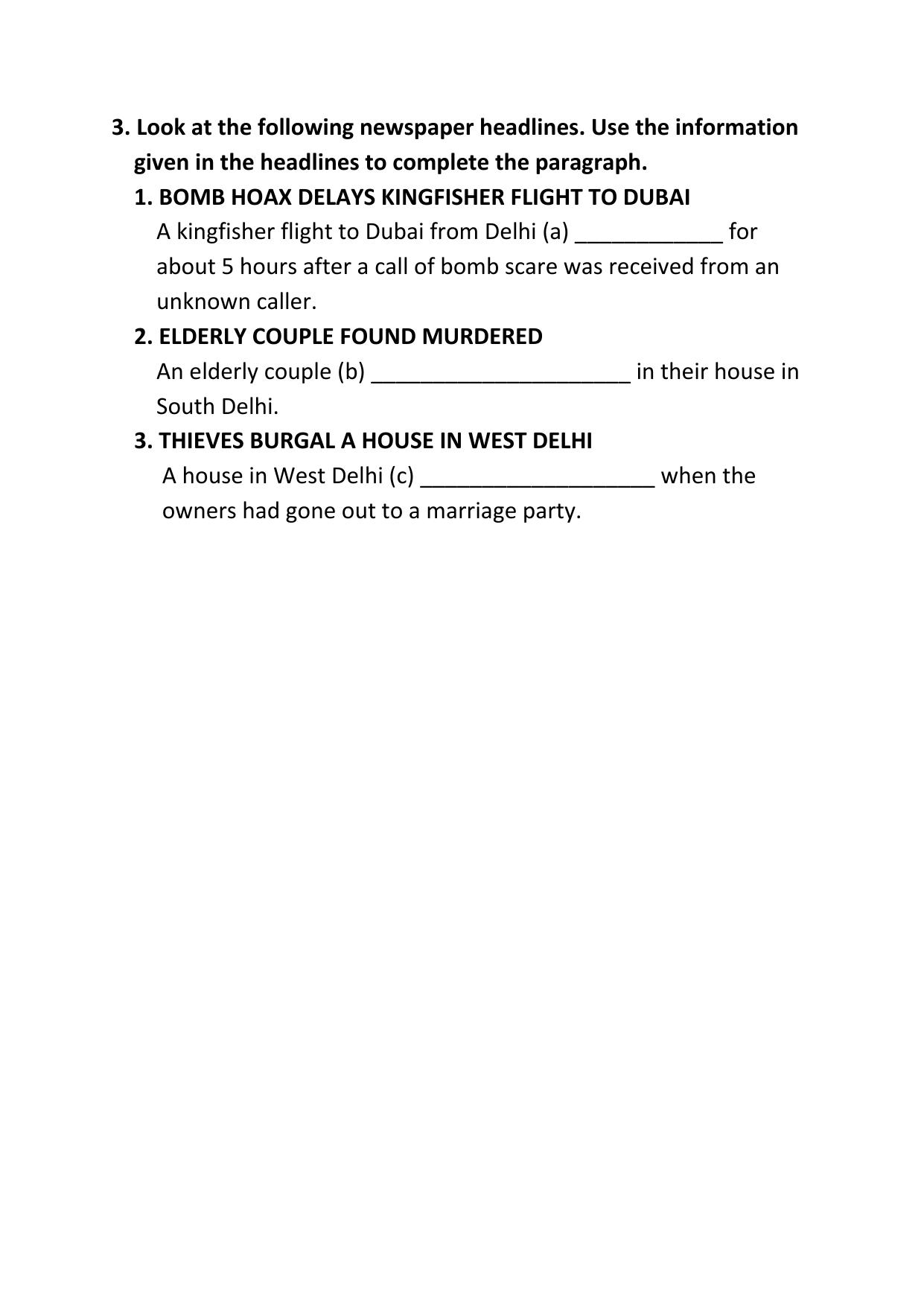 CBSE Worksheets for Class 9 English Passage Assignment 1 - Page 2