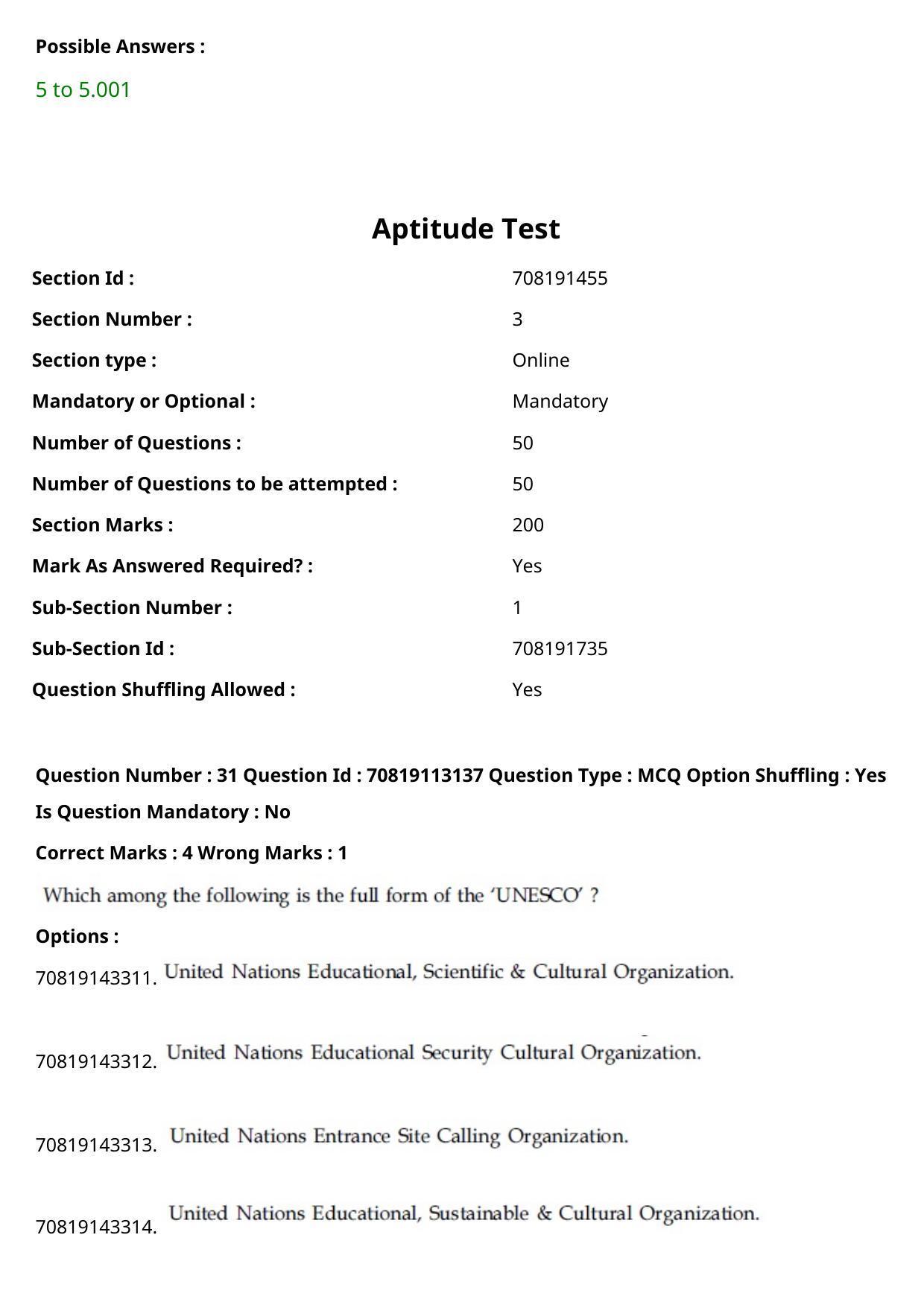 JEE Mains 2021: B Arch & B Planning Odiya (Shift 2) 23-02-2021 Question Paper - Page 32