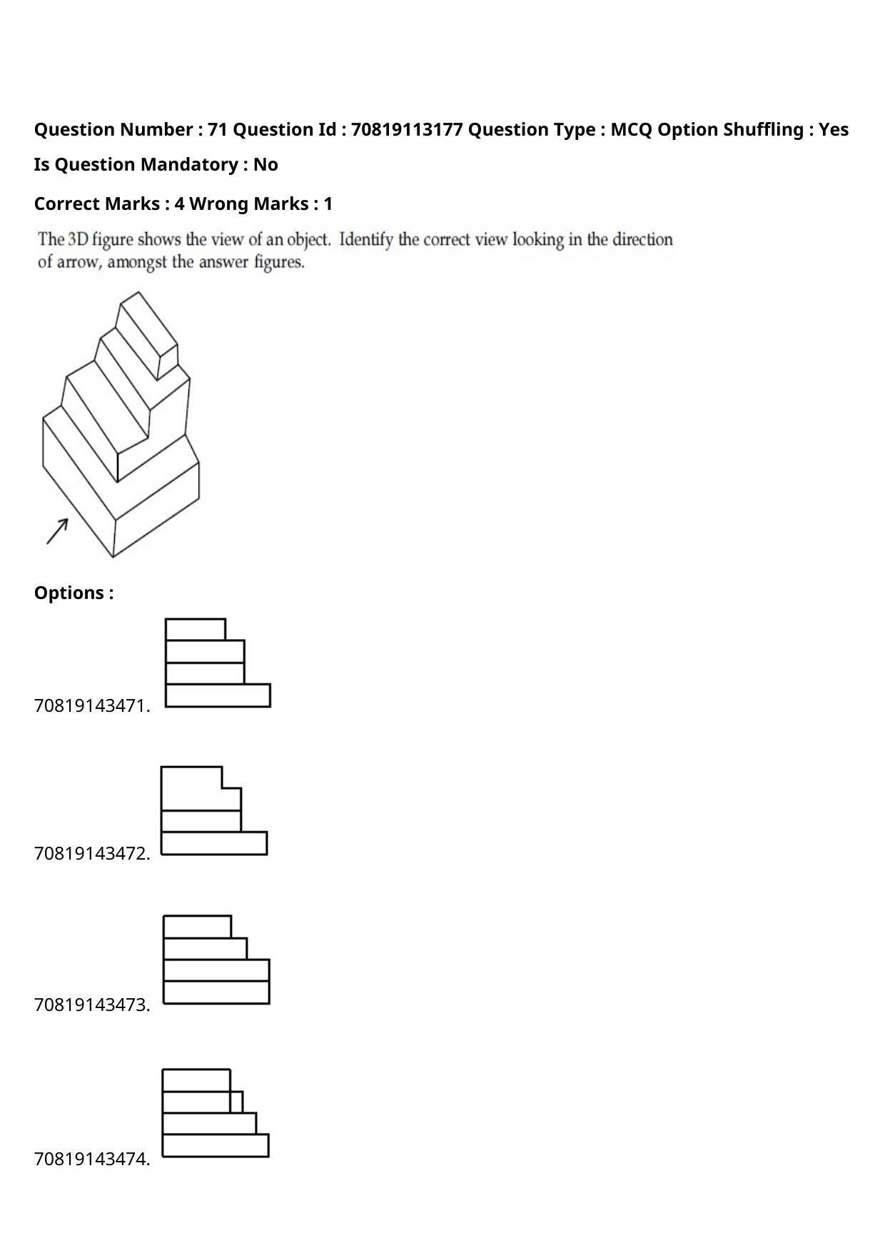 JEE Mains 2021: B Arch & B Planning Odiya (Shift 2) 23-02-2021 Question Paper - Page 94