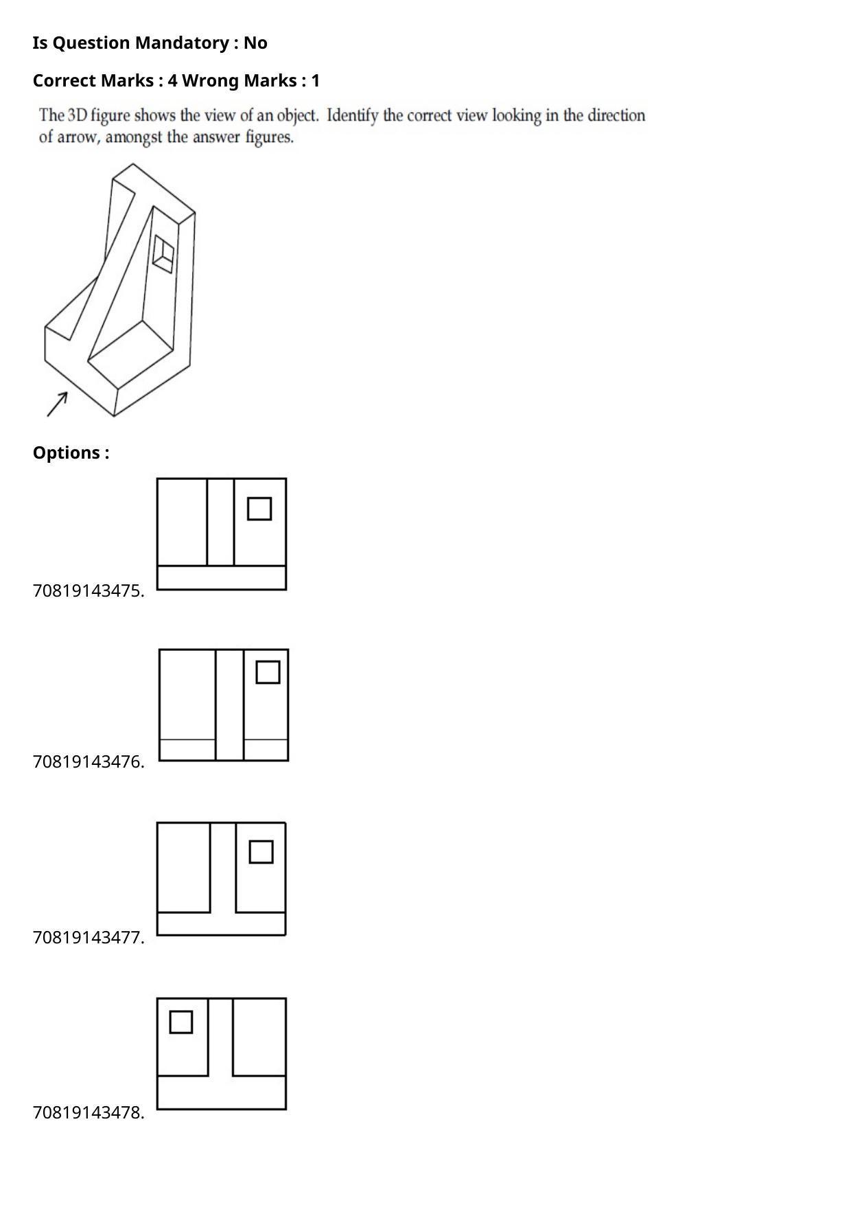 JEE Mains 2021: B Arch & B Planning Odiya (Shift 2) 23-02-2021 Question Paper - Page 96