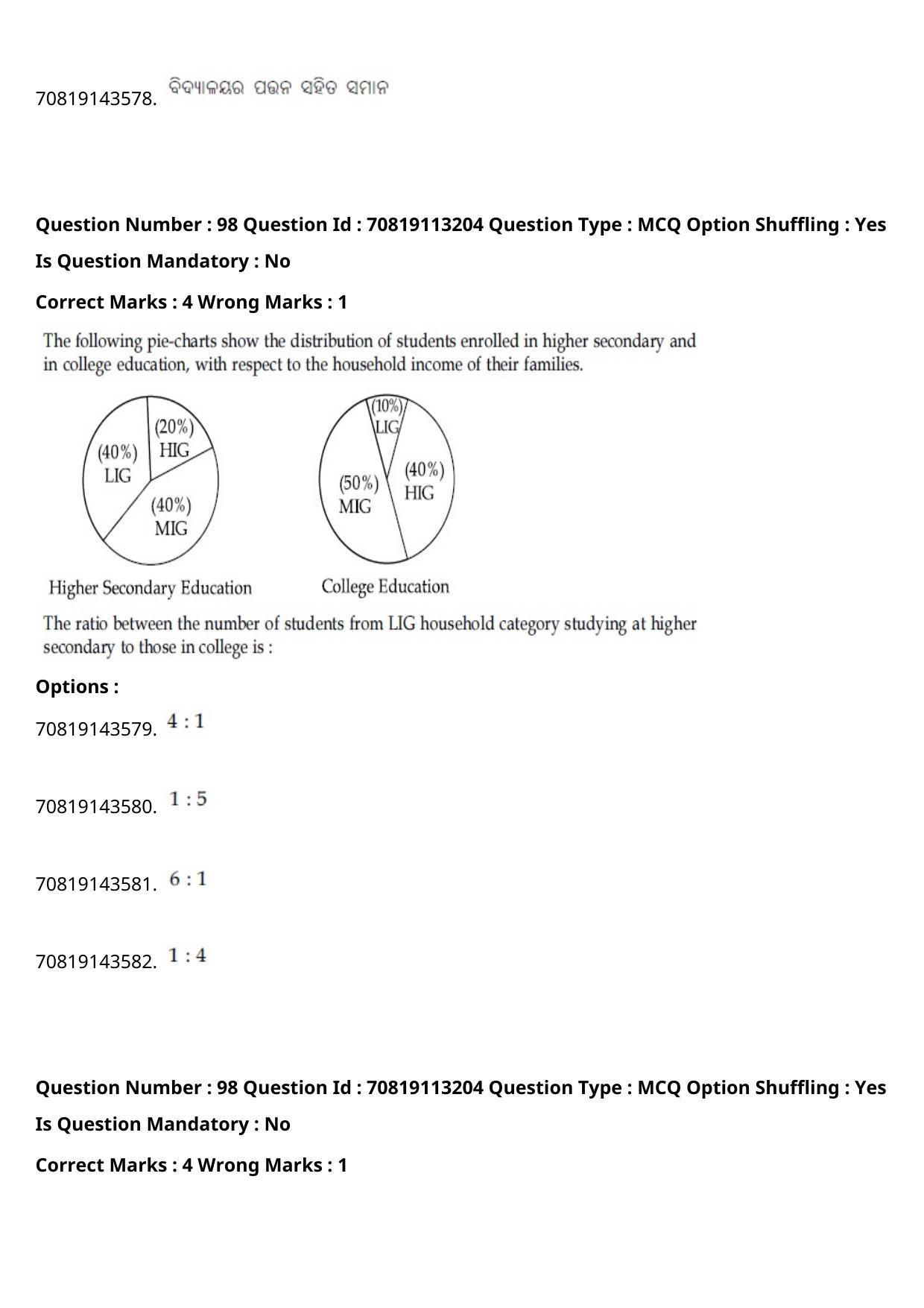 JEE Mains 2021: B Arch & B Planning Odiya (Shift 2) 23-02-2021 Question Paper - Page 133