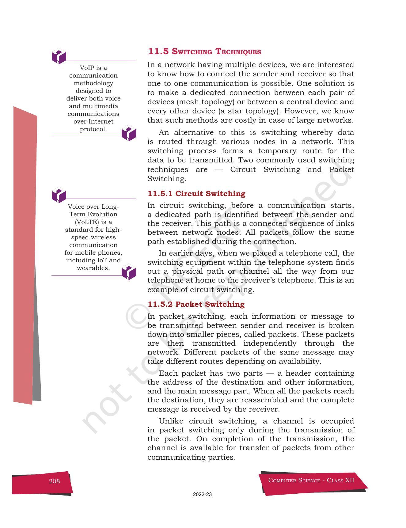 NCERT Book for Class 12 Computer Science Chapter 11 Data Communication - Page 6