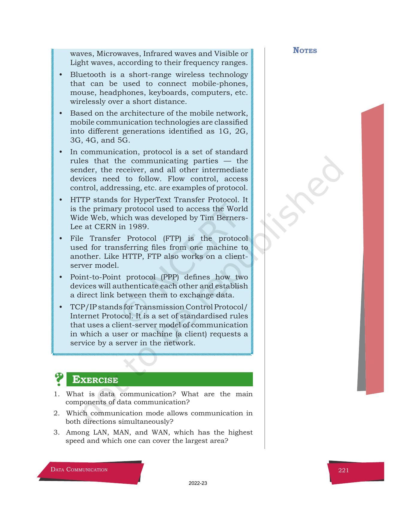 NCERT Book for Class 12 Computer Science Chapter 11 Data Communication - Page 19