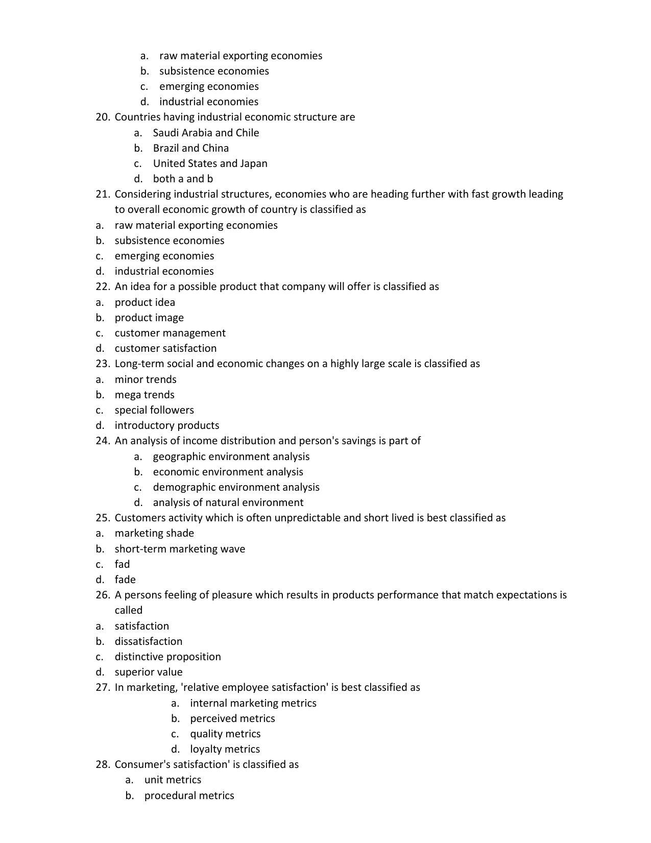 PU CET PG 2017 Question Paper - Page 20