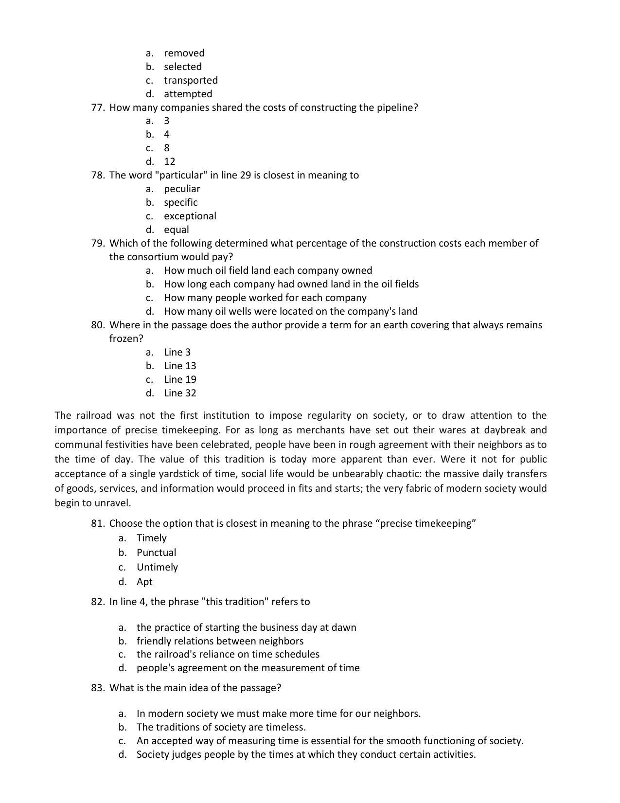 PU CET PG 2017 Question Paper - Page 29
