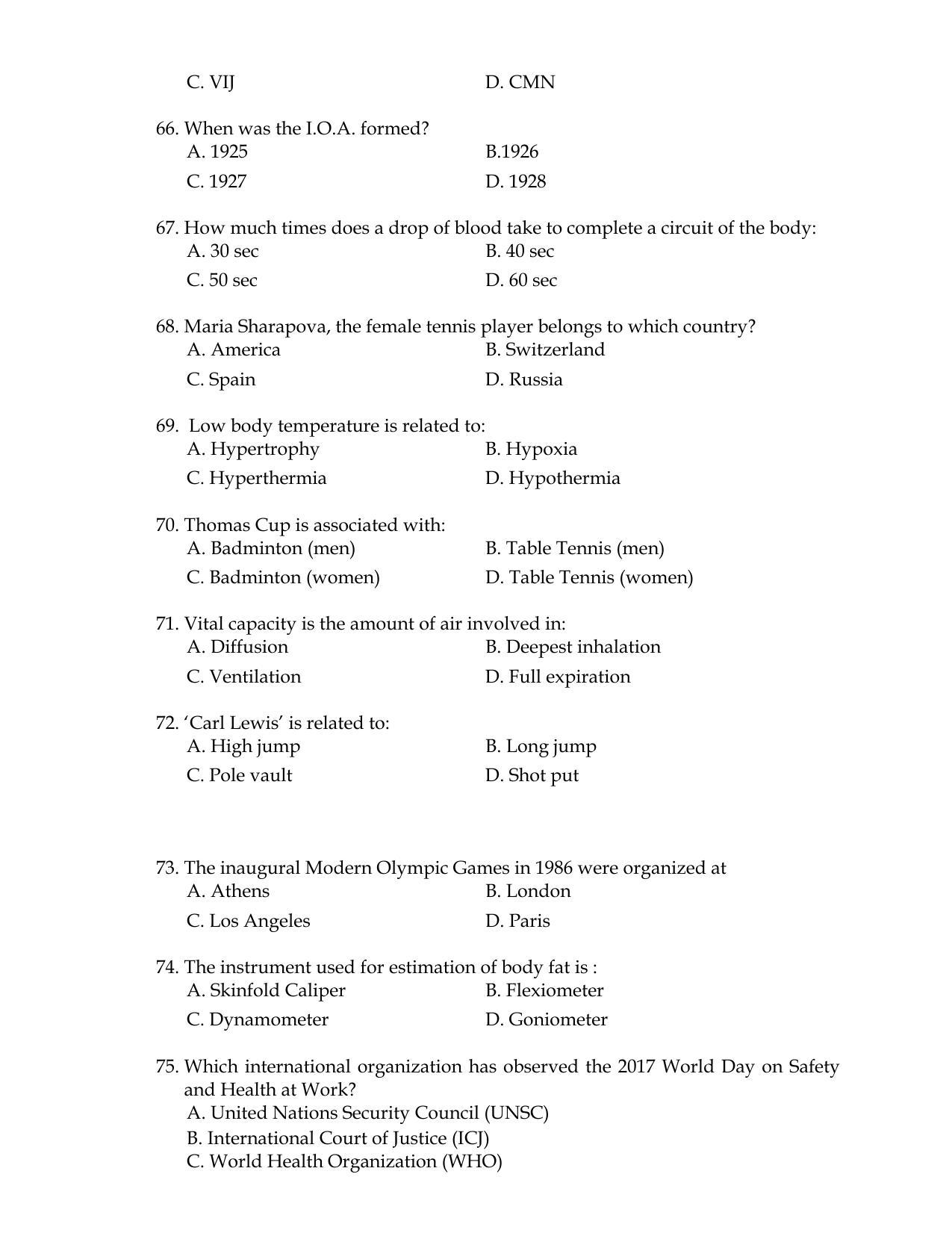 PU CET PG 2017 Question Paper - Page 37