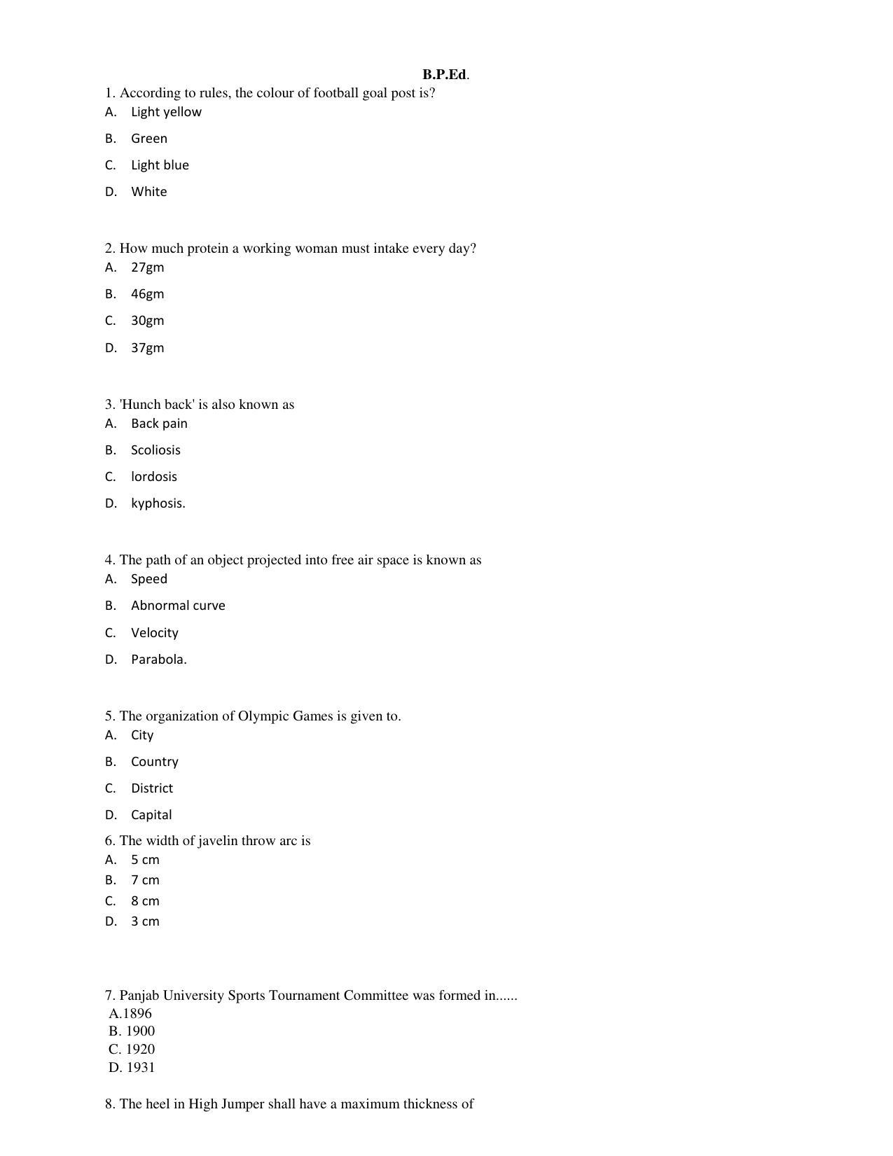 PU CET PG 2017 Question Paper - Page 39