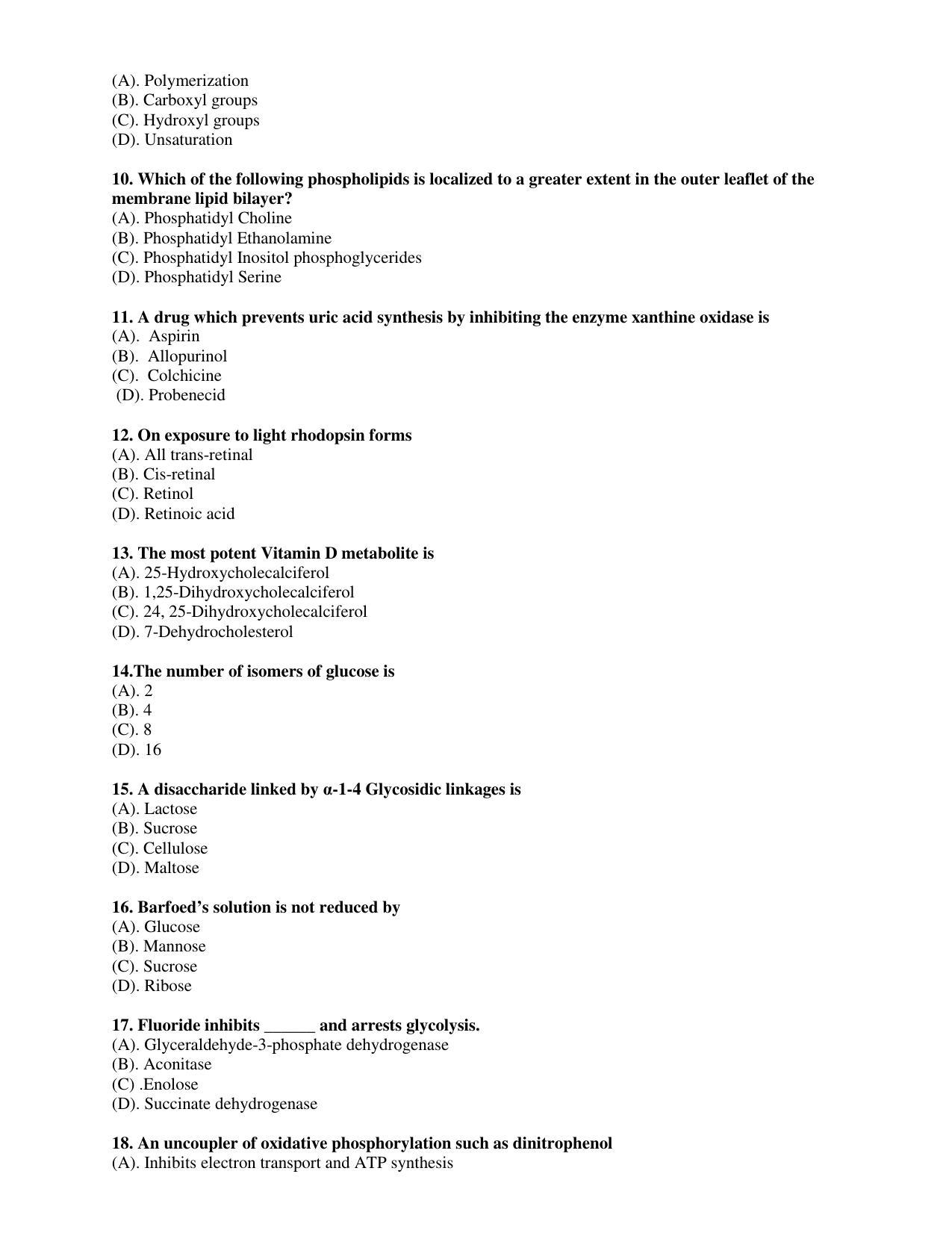 PU CET PG 2017 Question Paper - Page 48