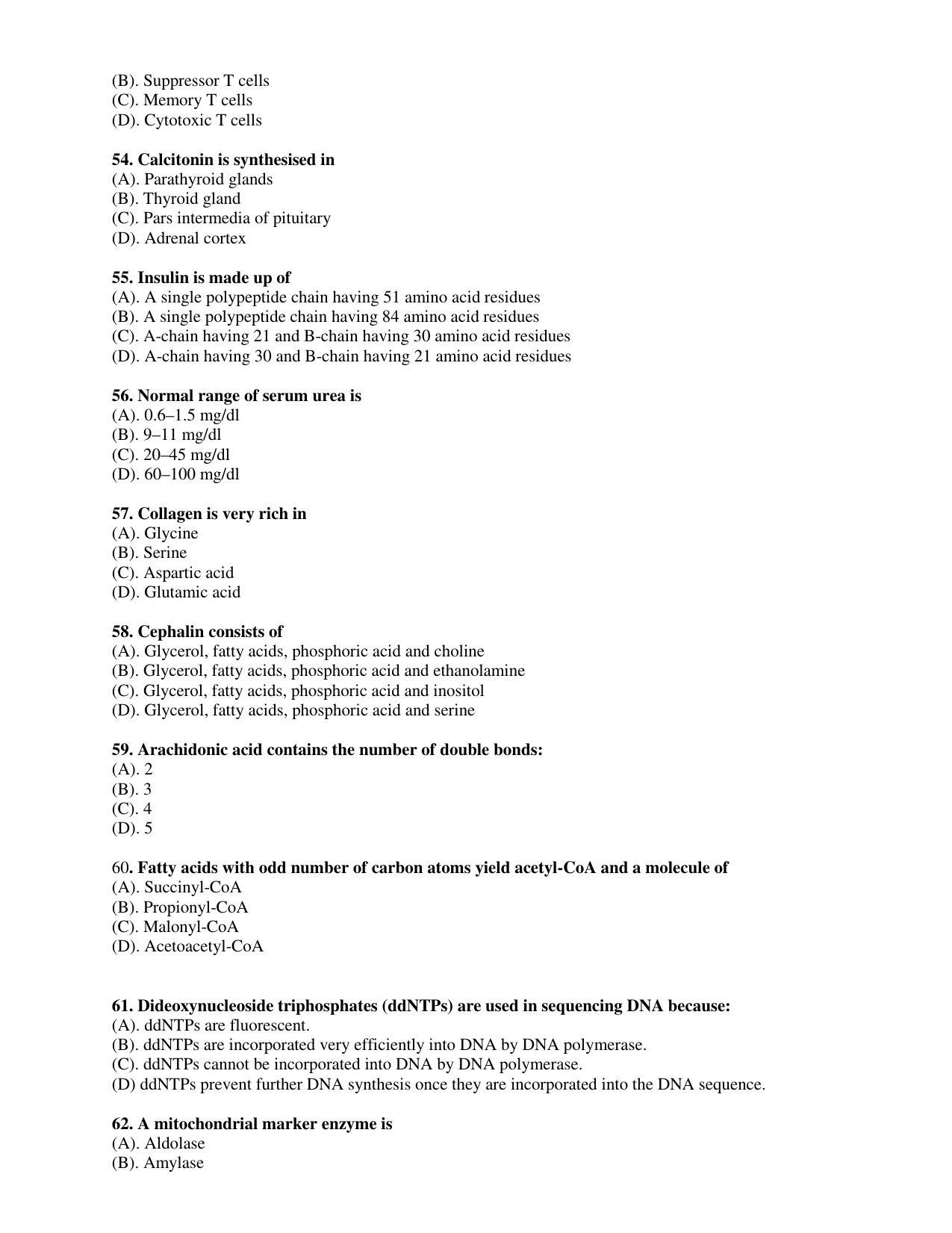 PU CET PG 2017 Question Paper - Page 53