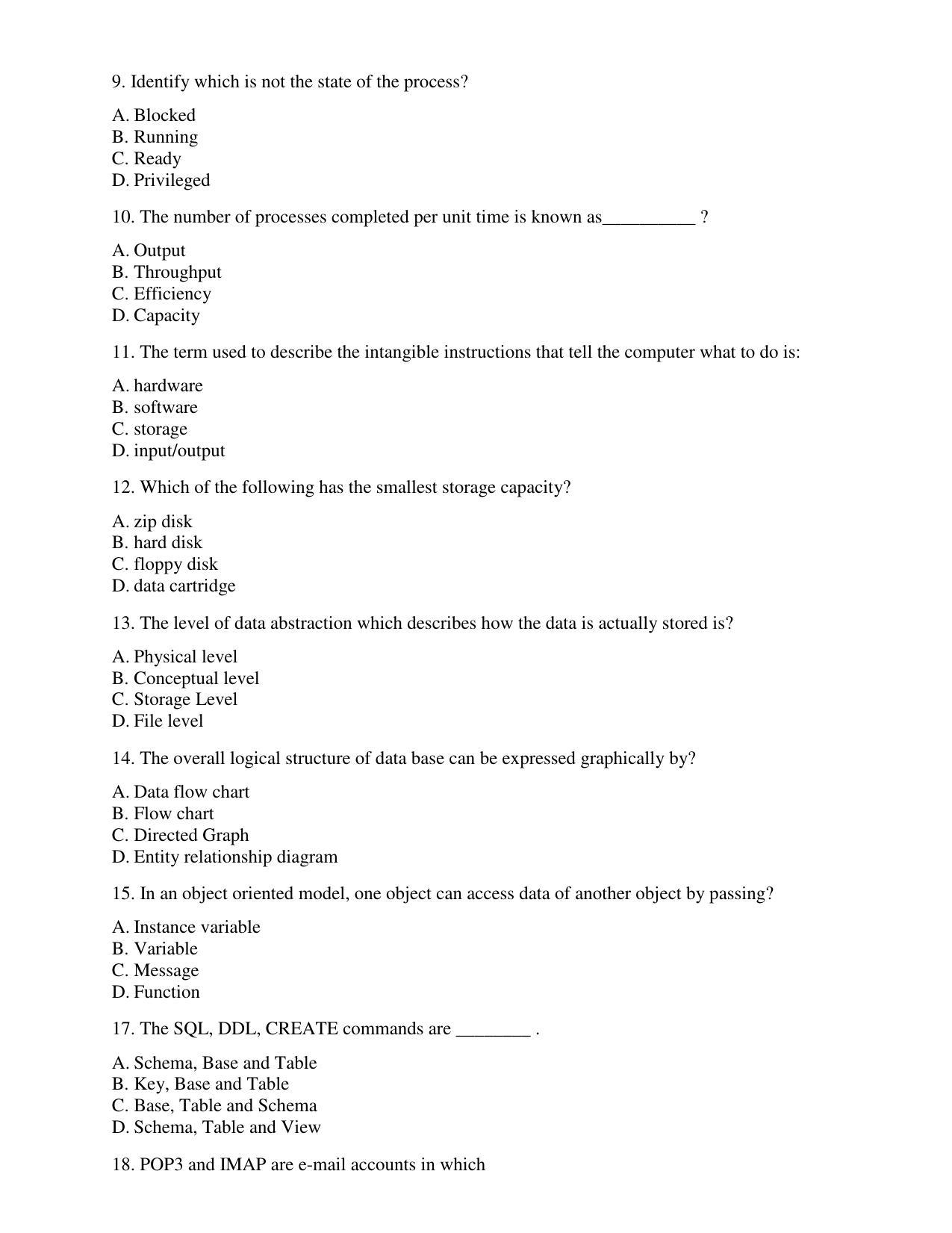 PU CET PG 2017 Question Paper - Page 57