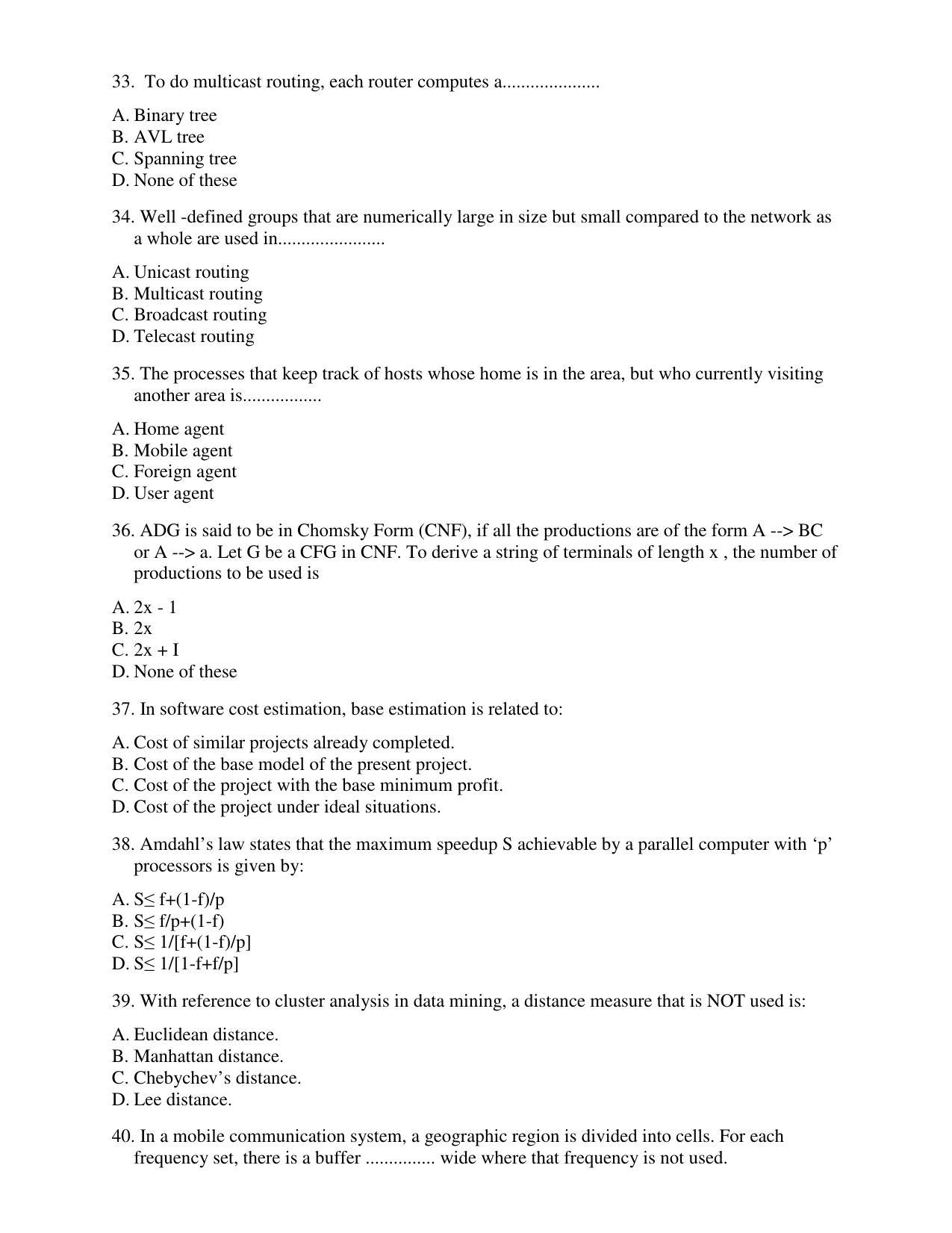 PU CET PG 2017 Question Paper - Page 60