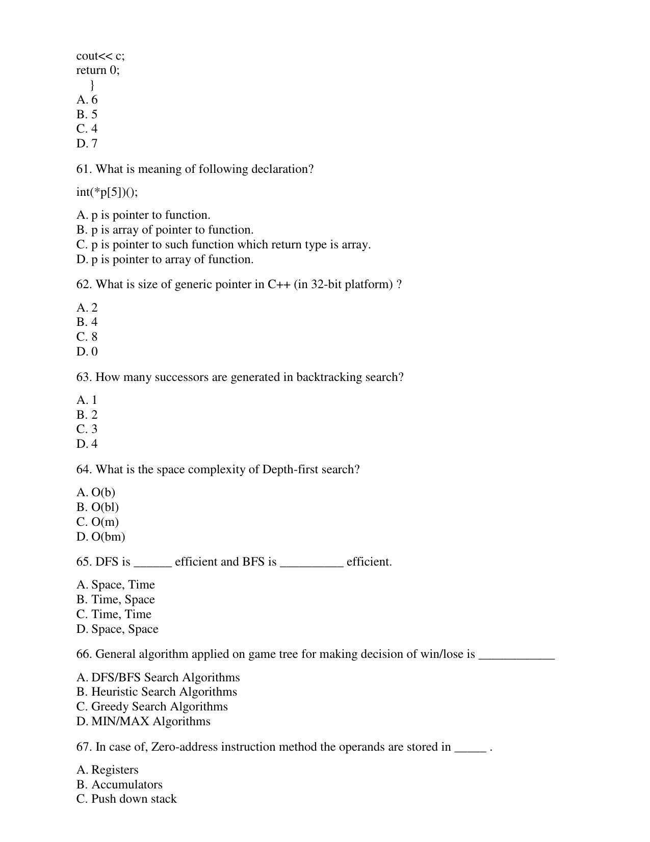 PU CET PG 2017 Question Paper - Page 64