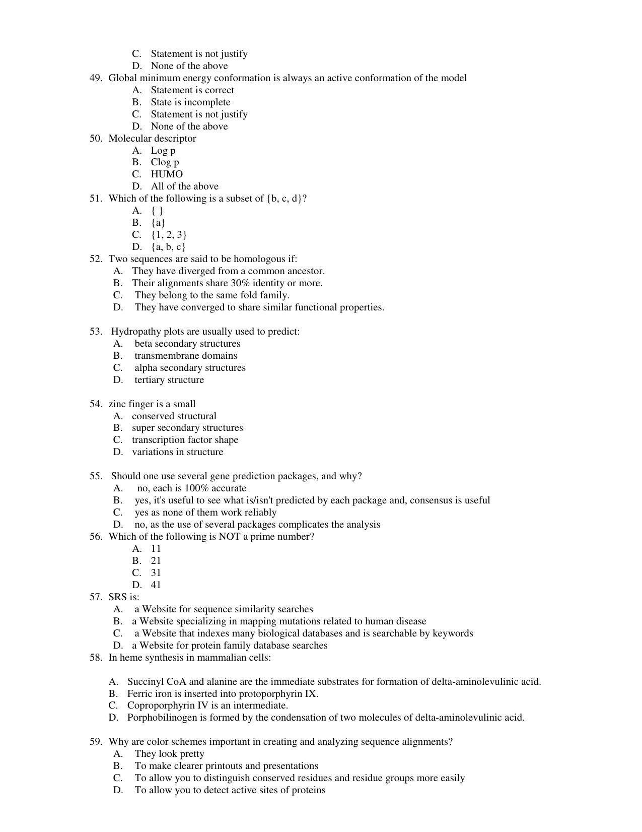 PU CET PG 2017 Question Paper - Page 70