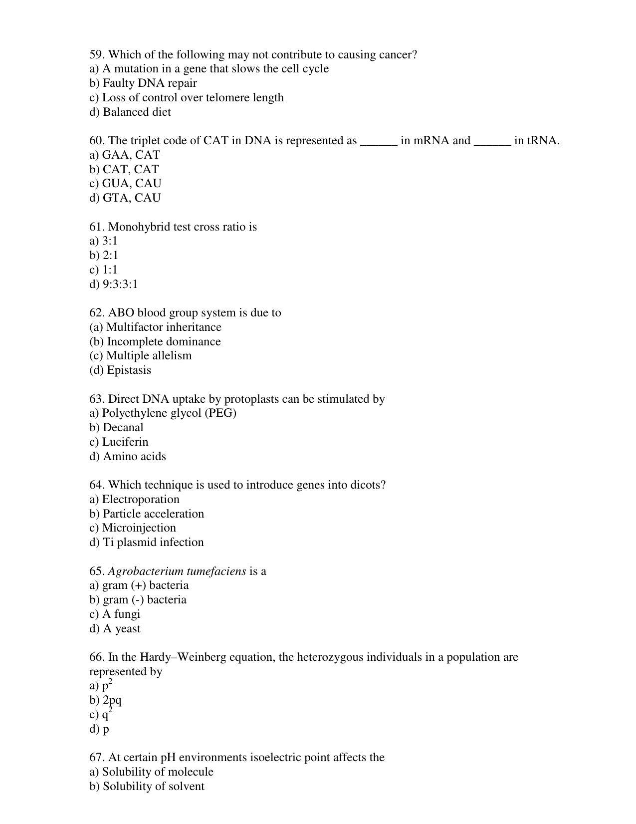 PU CET PG 2017 Question Paper - Page 80