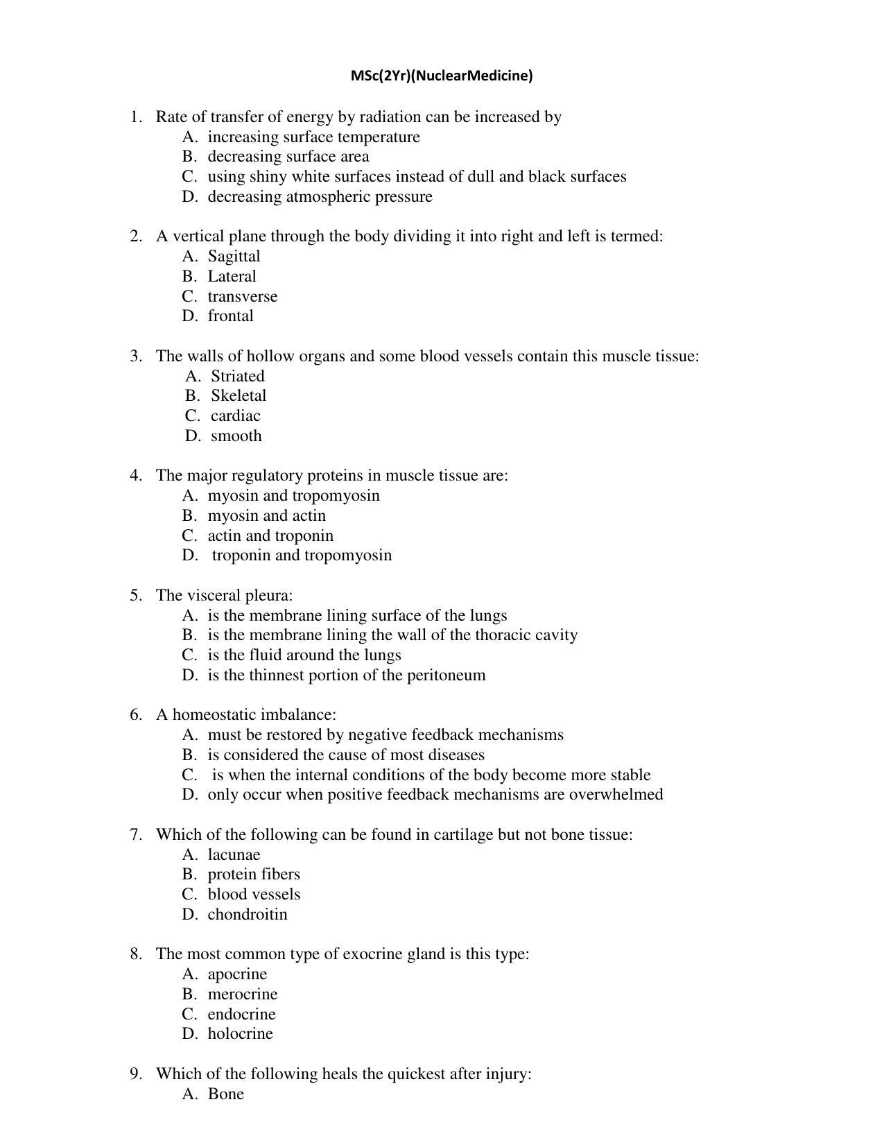 PU CET PG 2017 Question Paper - Page 82