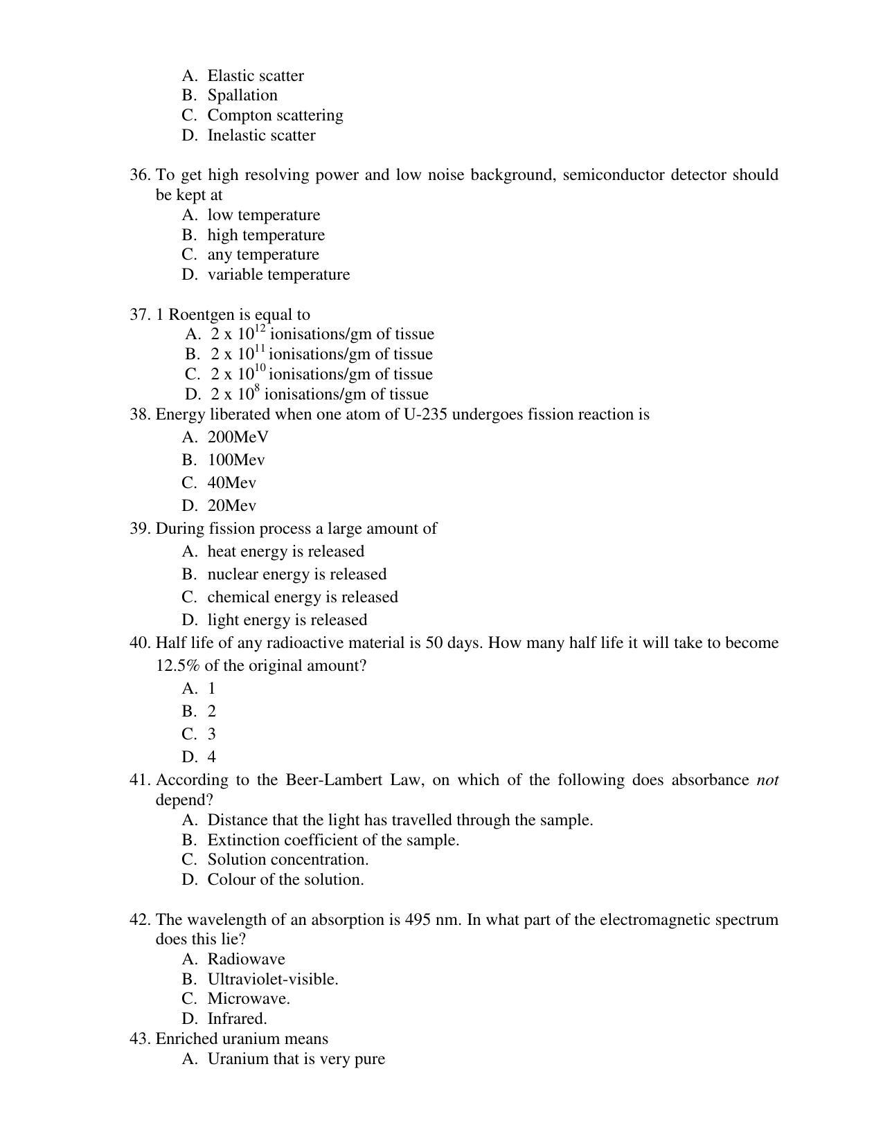PU CET PG 2017 Question Paper - Page 86