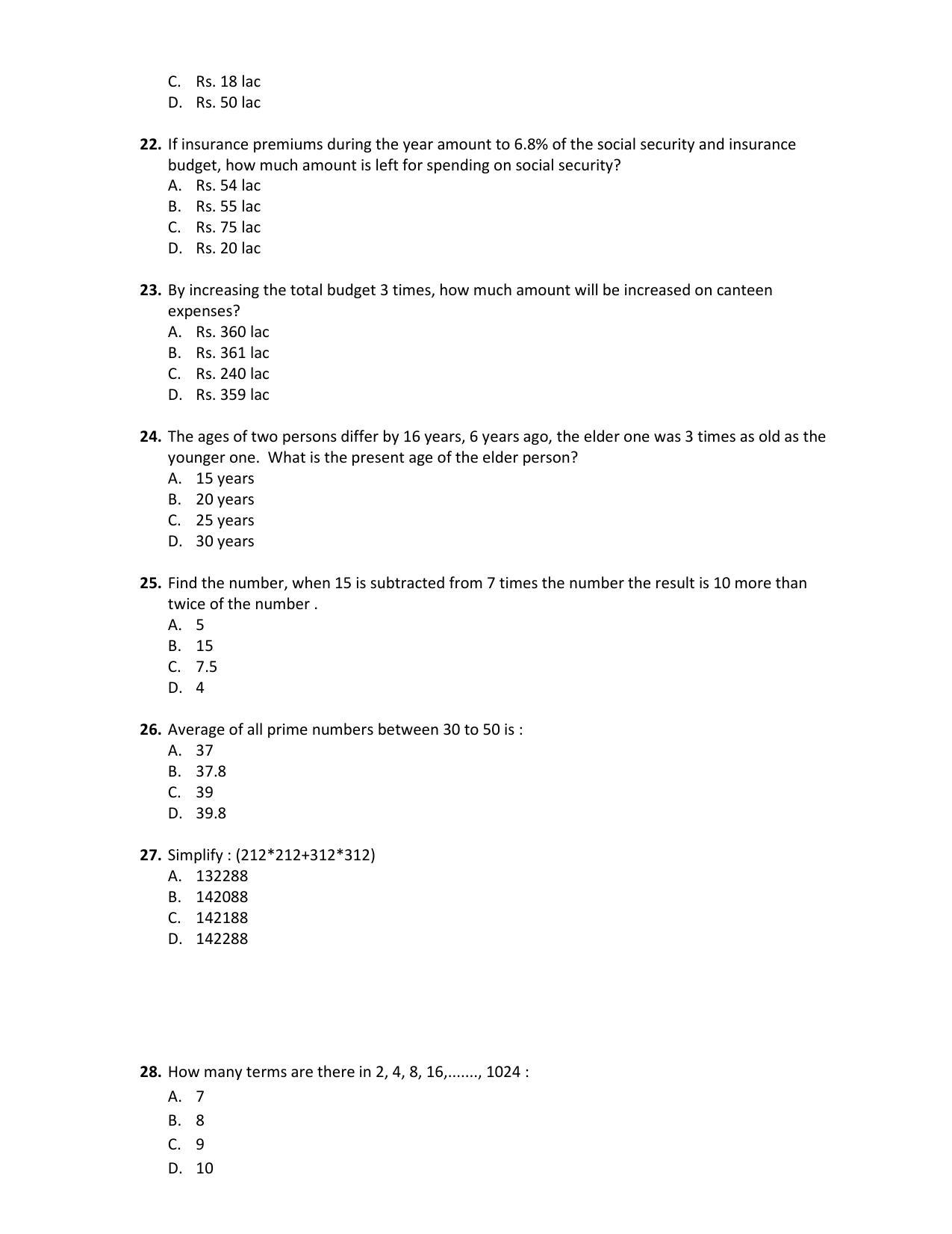 PU CET PG 2017 Question Paper - Page 107