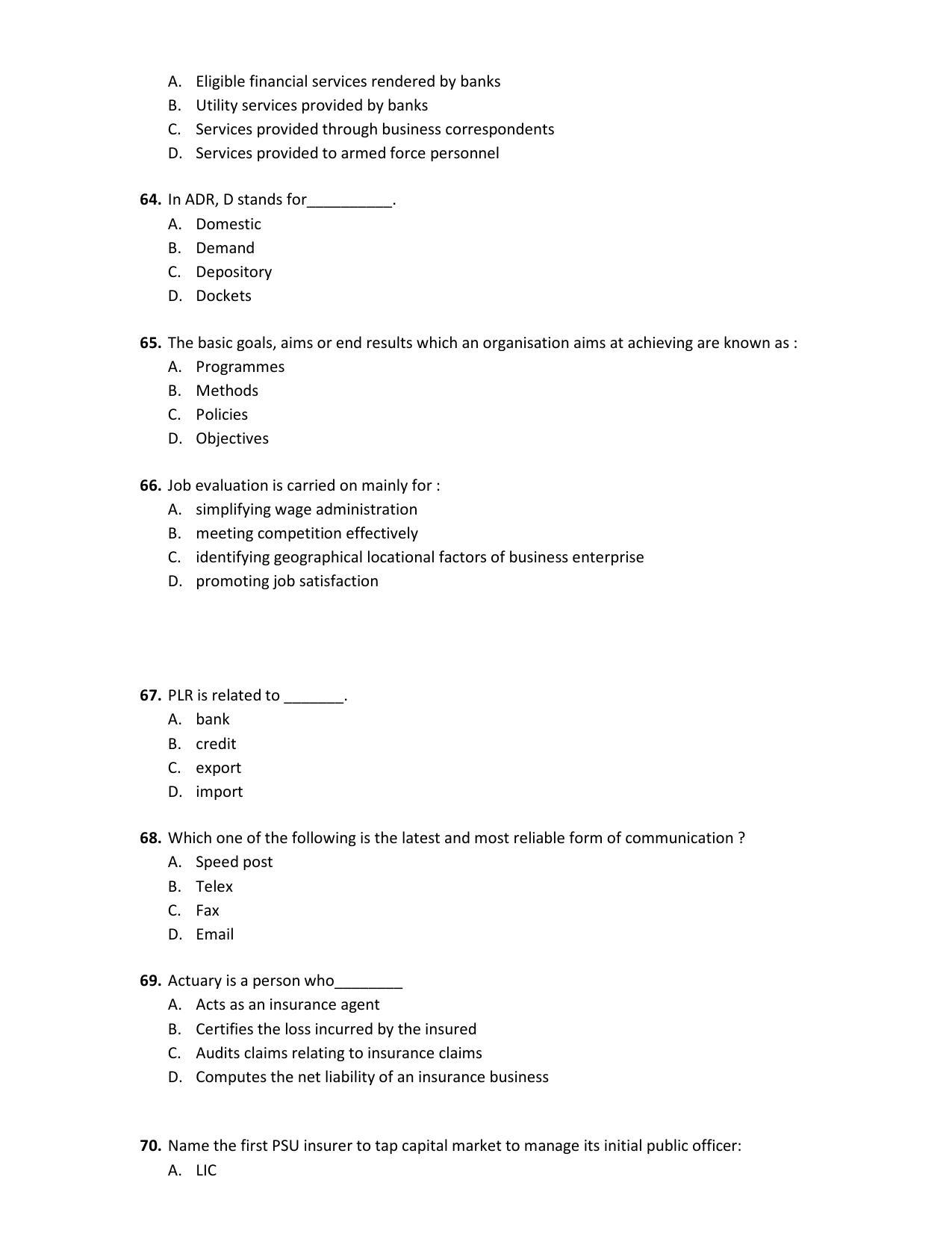 PU CET PG 2017 Question Paper - Page 113