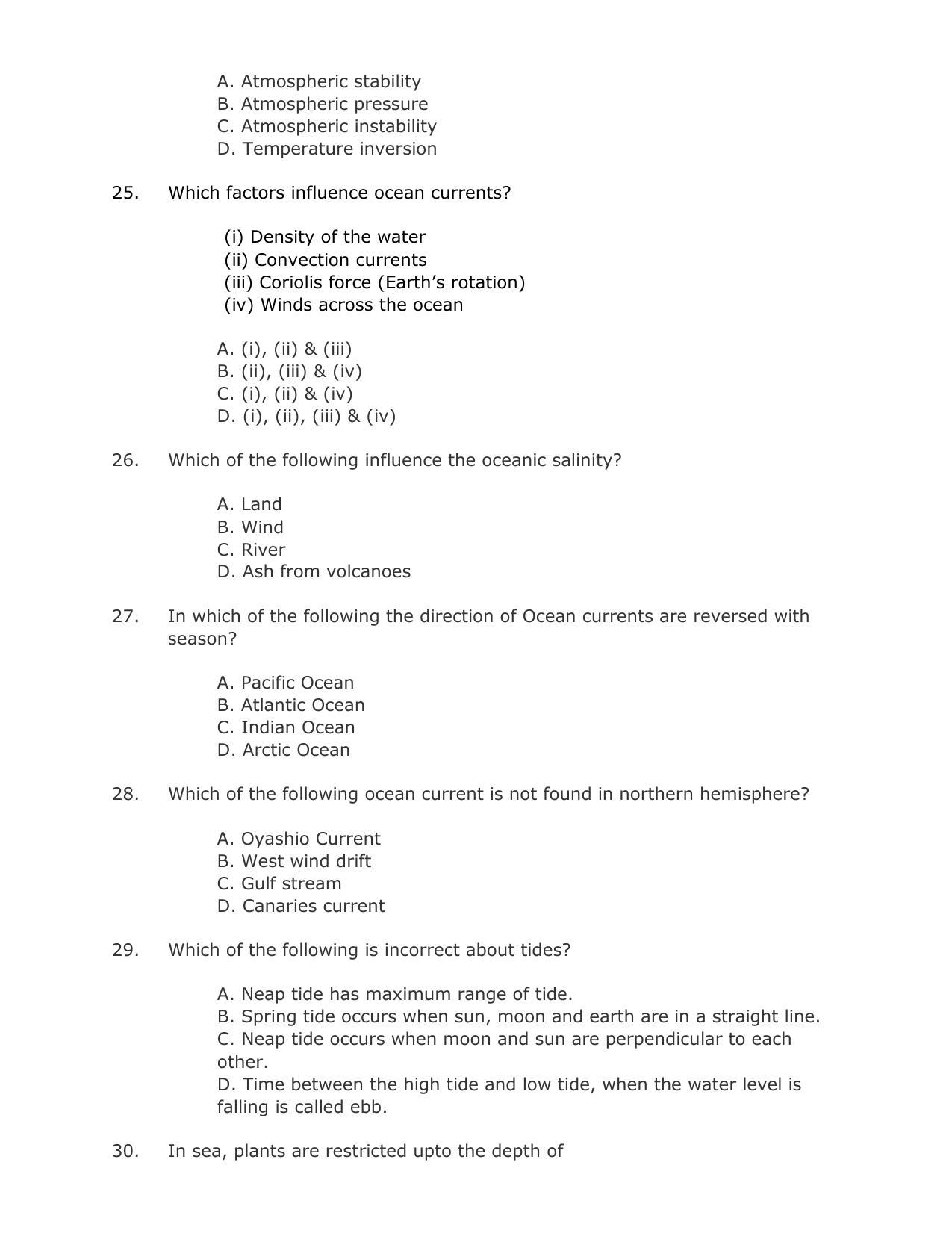 PU CET PG 2017 Question Paper - Page 119