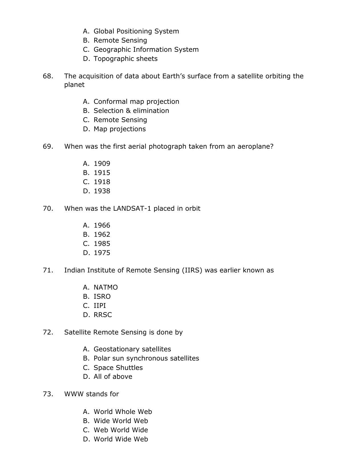 PU CET PG 2017 Question Paper - Page 126