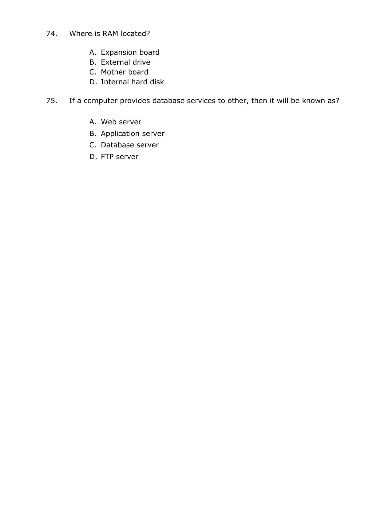 PU CET PG 2017 Question Paper - Page 127