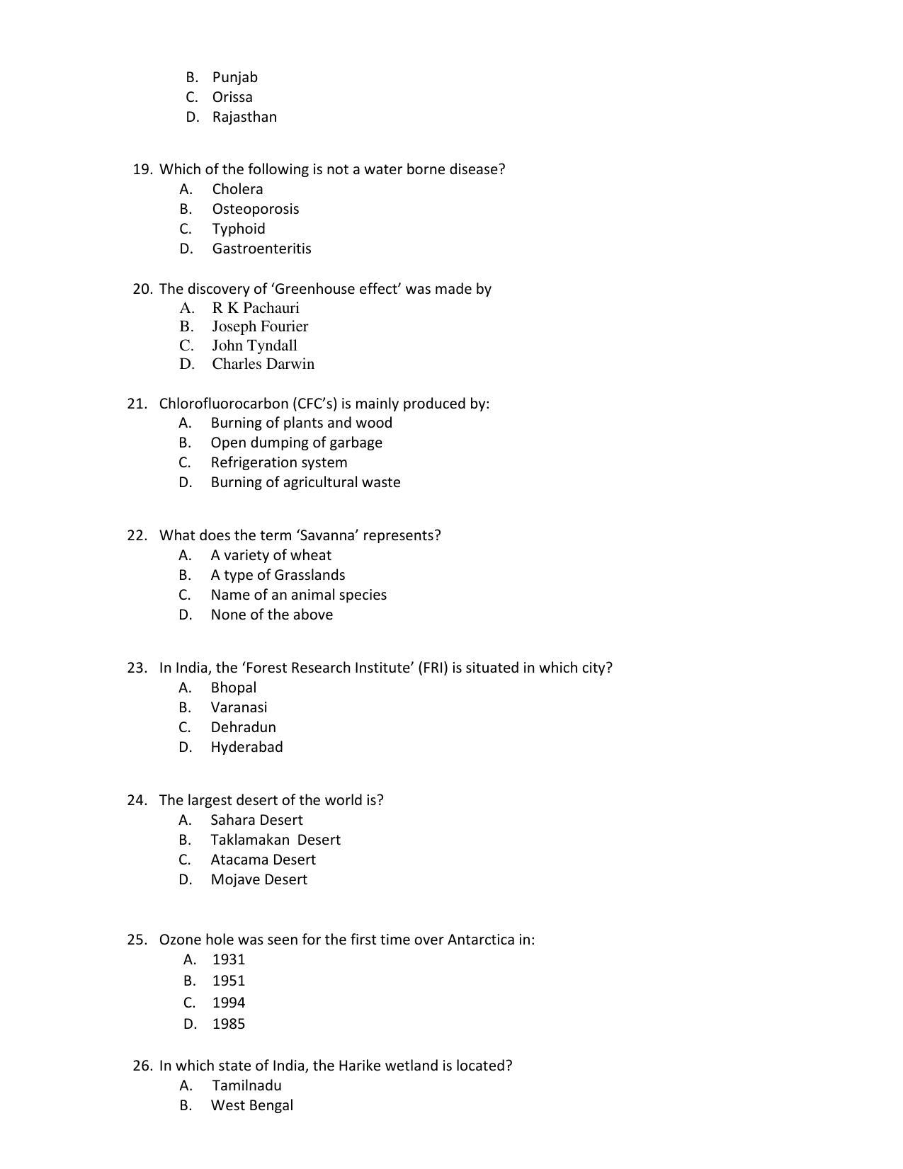PU CET PG 2017 Question Paper - Page 130