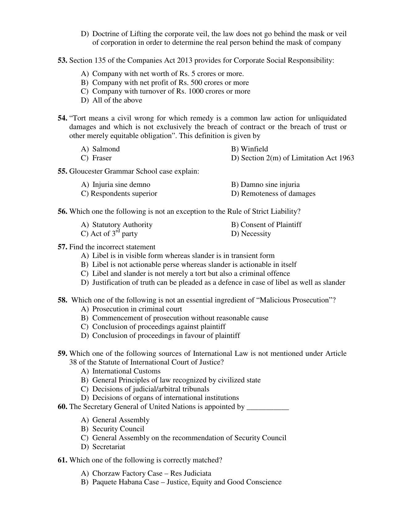 PU CET PG 2017 Question Paper - Page 144