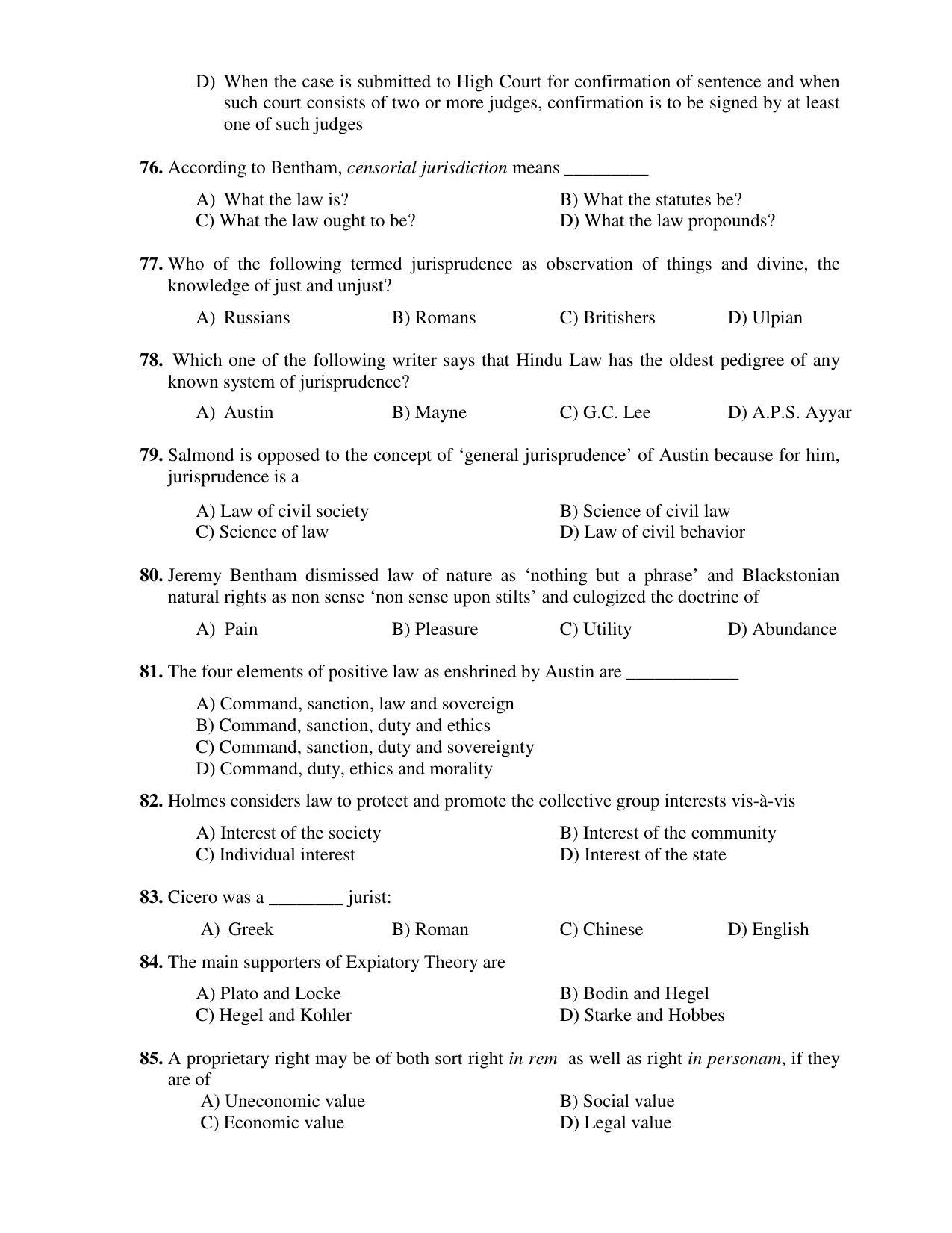 PU CET PG 2017 Question Paper - Page 147