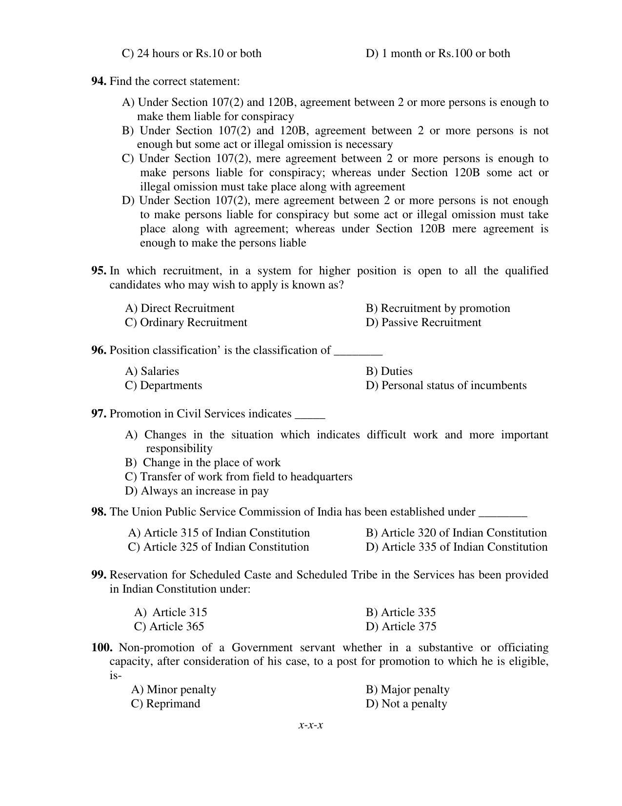 PU CET PG 2017 Question Paper - Page 149