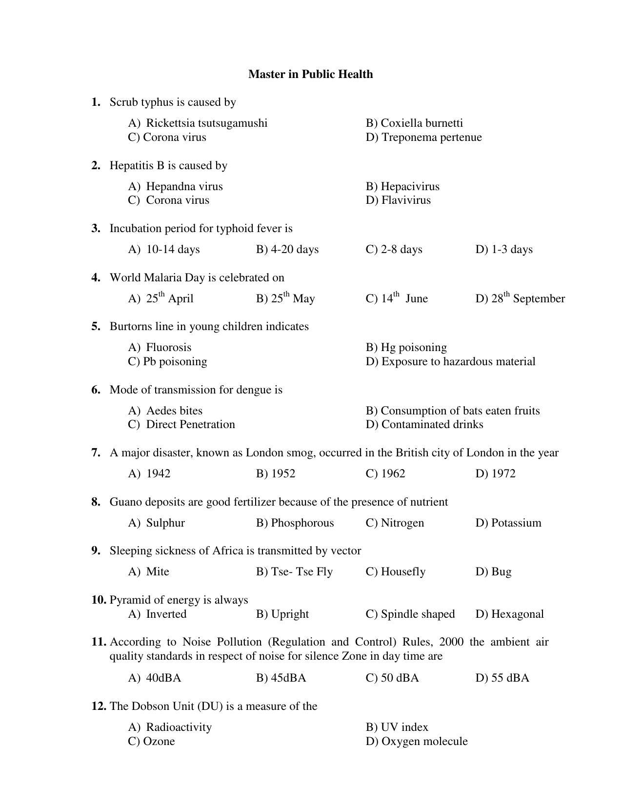 PU CET PG 2017 Question Paper - Page 150