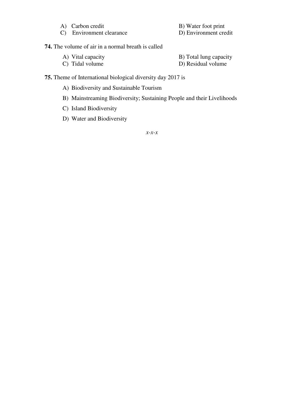 PU CET PG 2017 Question Paper - Page 156