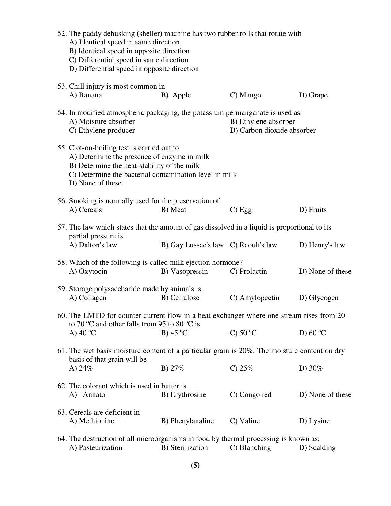 PU CET PG 2017 Question Paper - Page 169