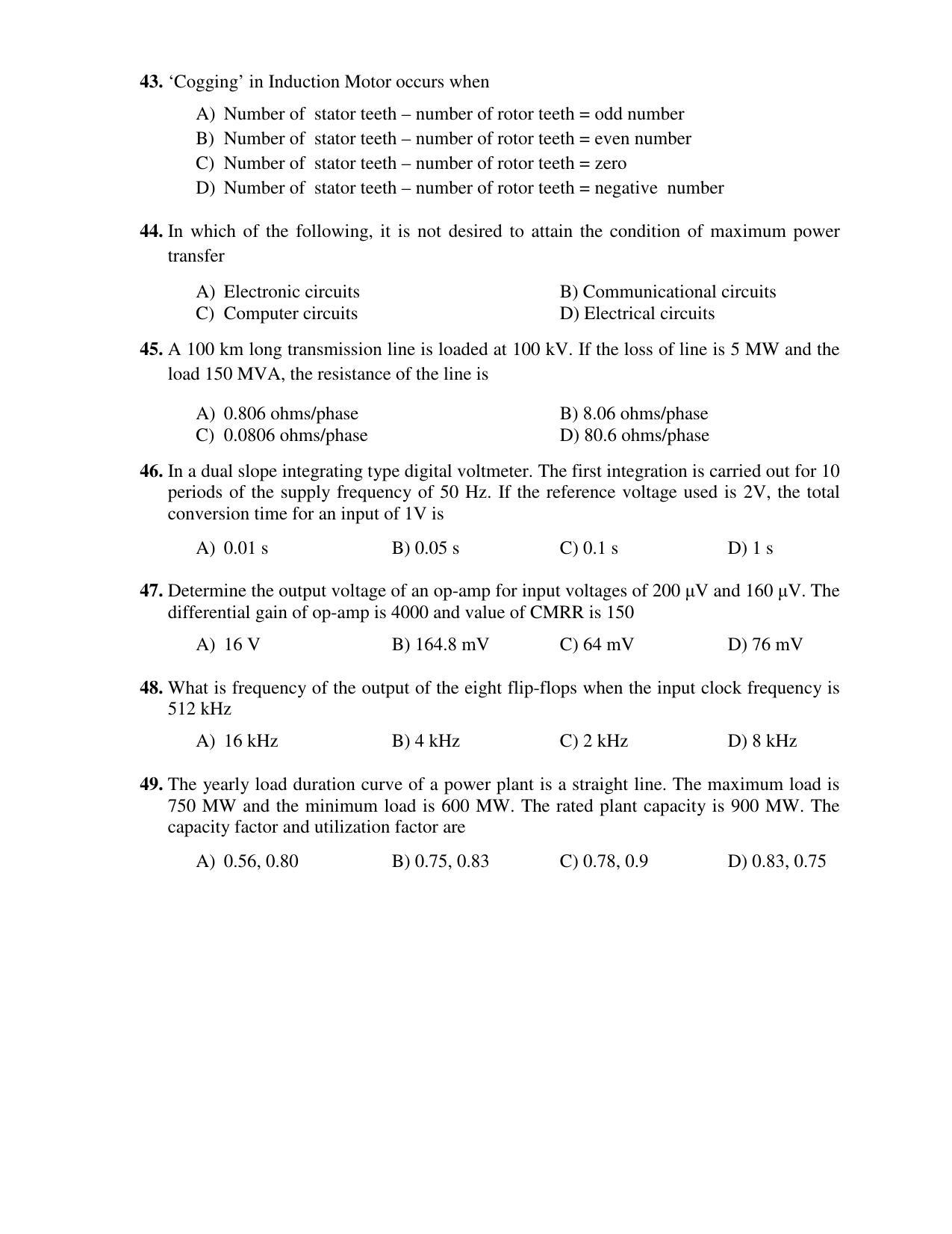 PU CET PG 2017 Question Paper - Page 185
