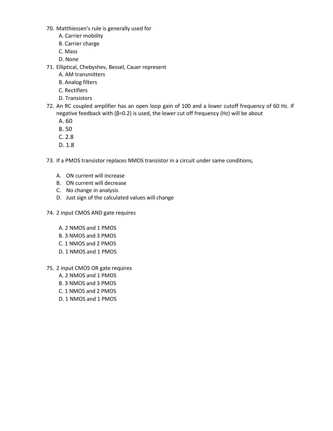 PU CET PG 2017 Question Paper - Page 199