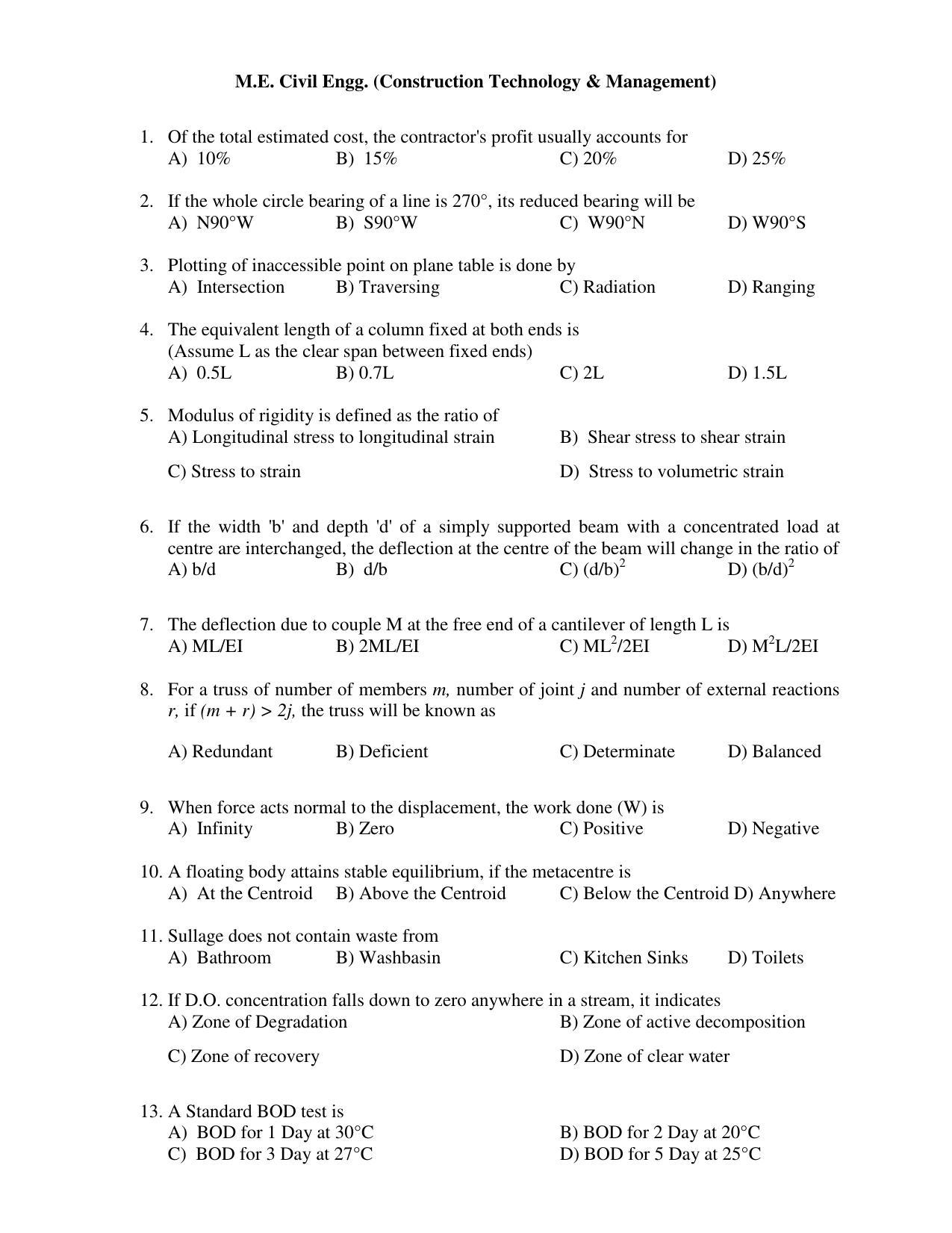 PU CET PG 2017 Question Paper - Page 200