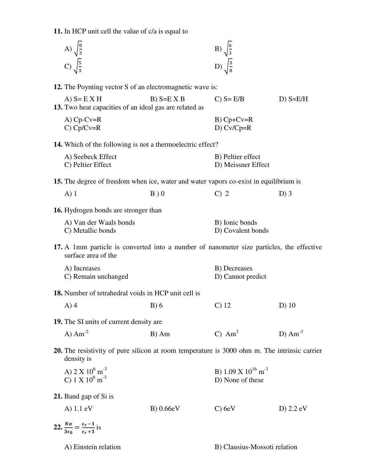 PU CET PG 2017 Question Paper - Page 208