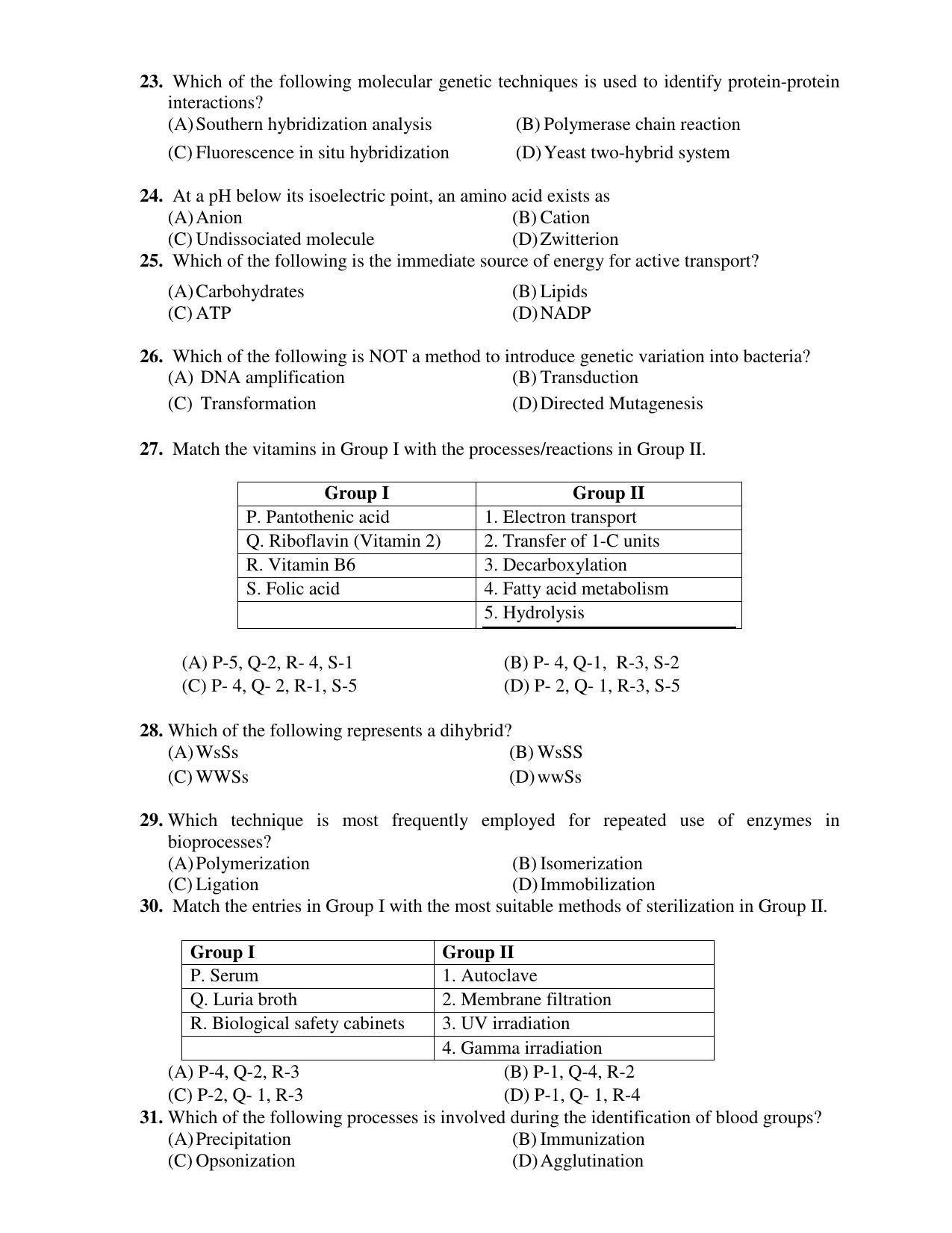 PU CET PG 2017 Question Paper - Page 217