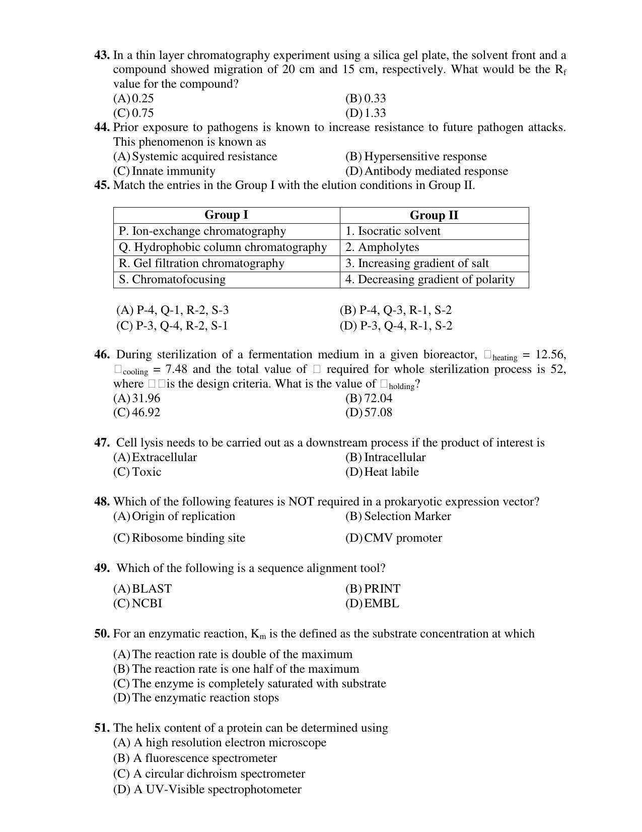 PU CET PG 2017 Question Paper - Page 219
