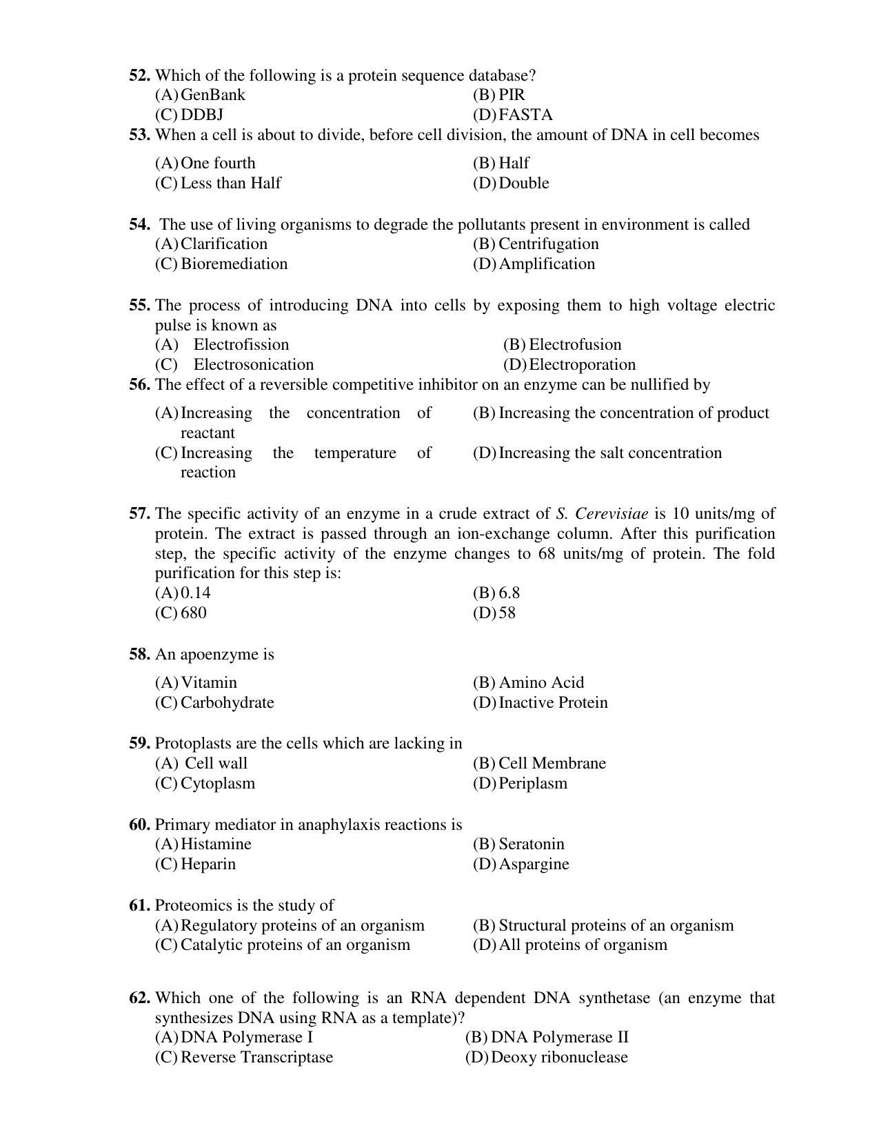 PU CET PG 2017 Question Paper - Page 220