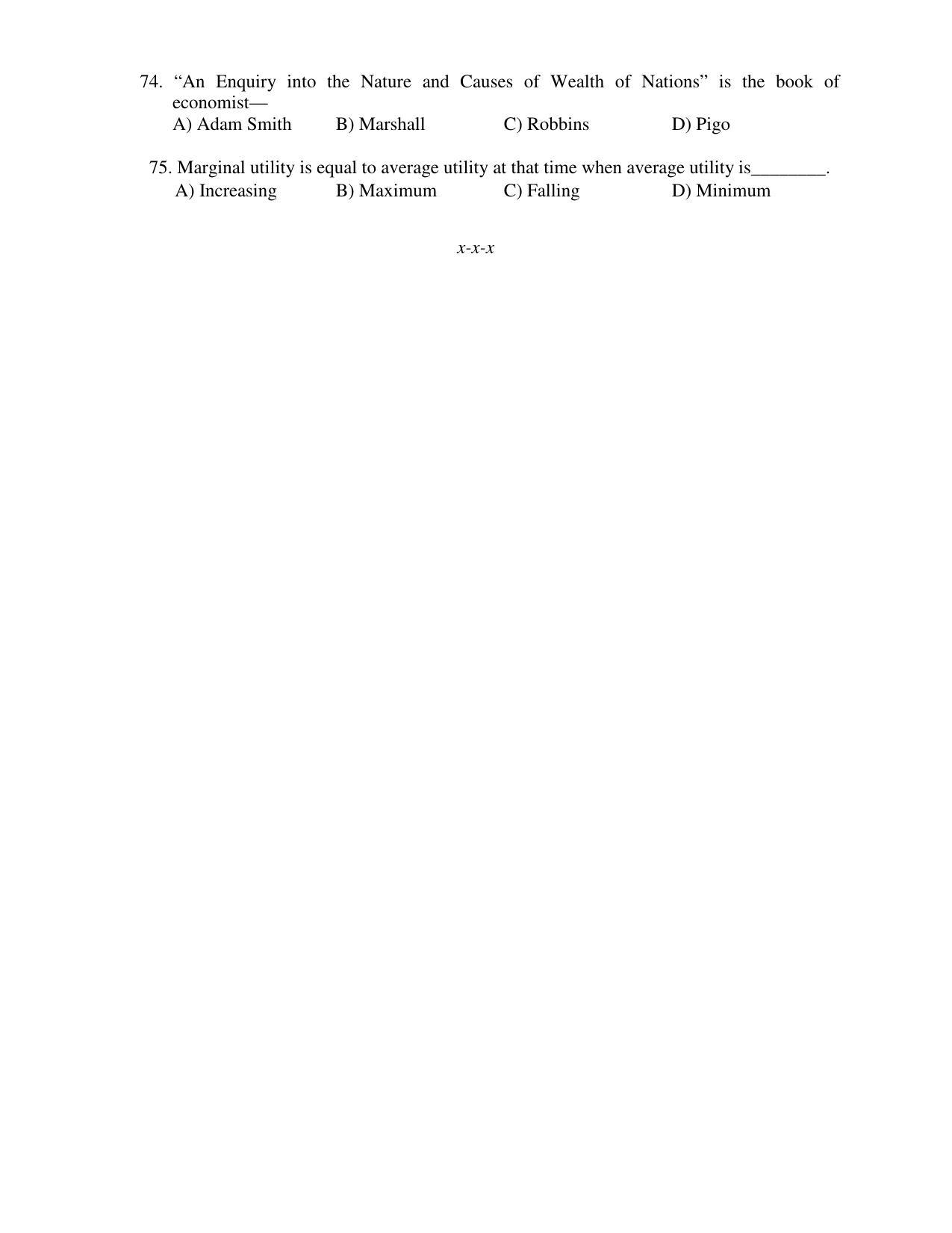 PU CET PG 2017 Question Paper - Page 228