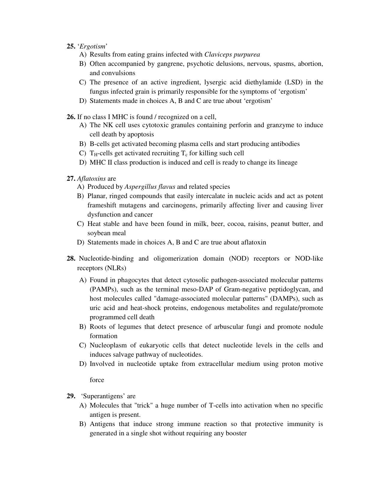 PU CET PG 2017 Question Paper - Page 255