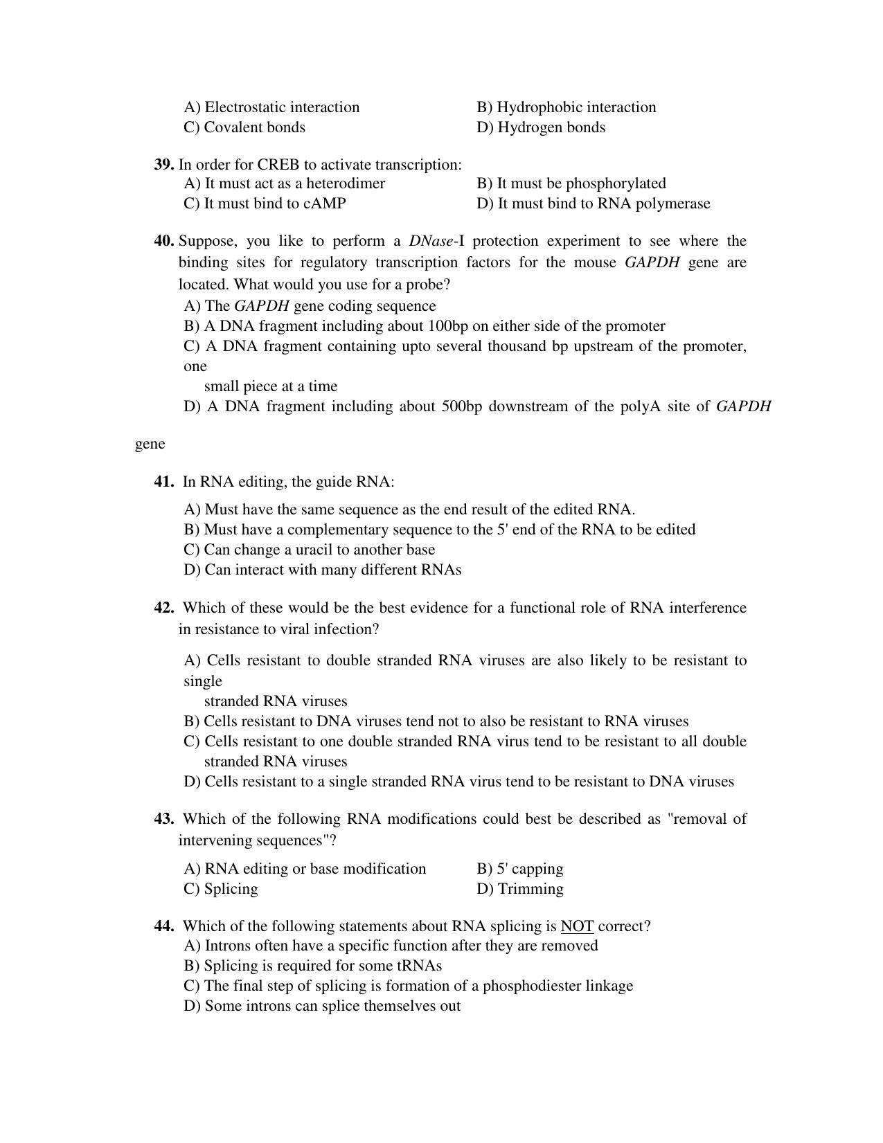 PU CET PG 2017 Question Paper - Page 257